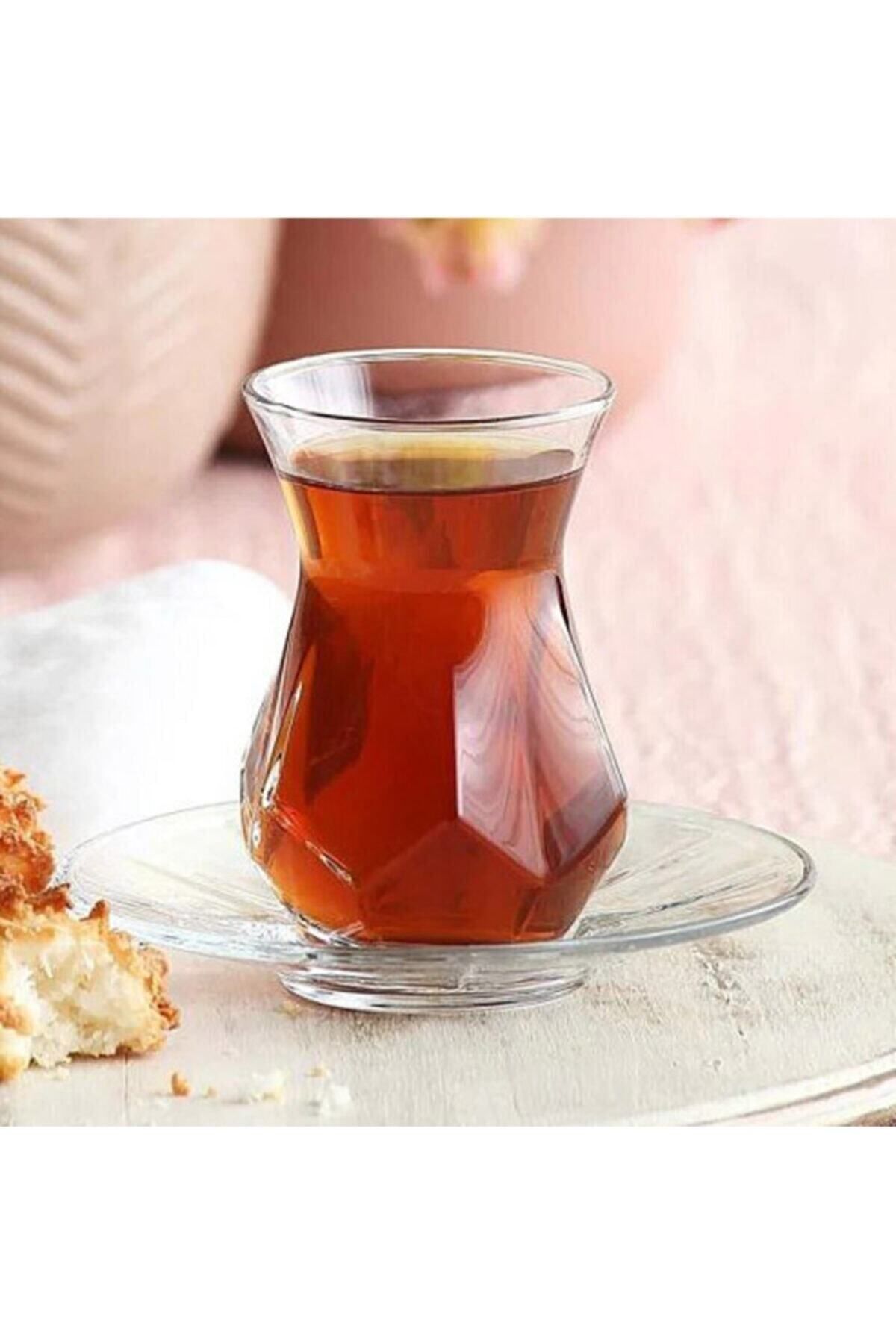 Lav 12`li Alya Çay Seti 6adet Çay Bardağı 6 Adet Çay Tabağı Lav 12`li Alya Çay Seti 6adet Çay Bardağı 6 Adet Çay Tabağı