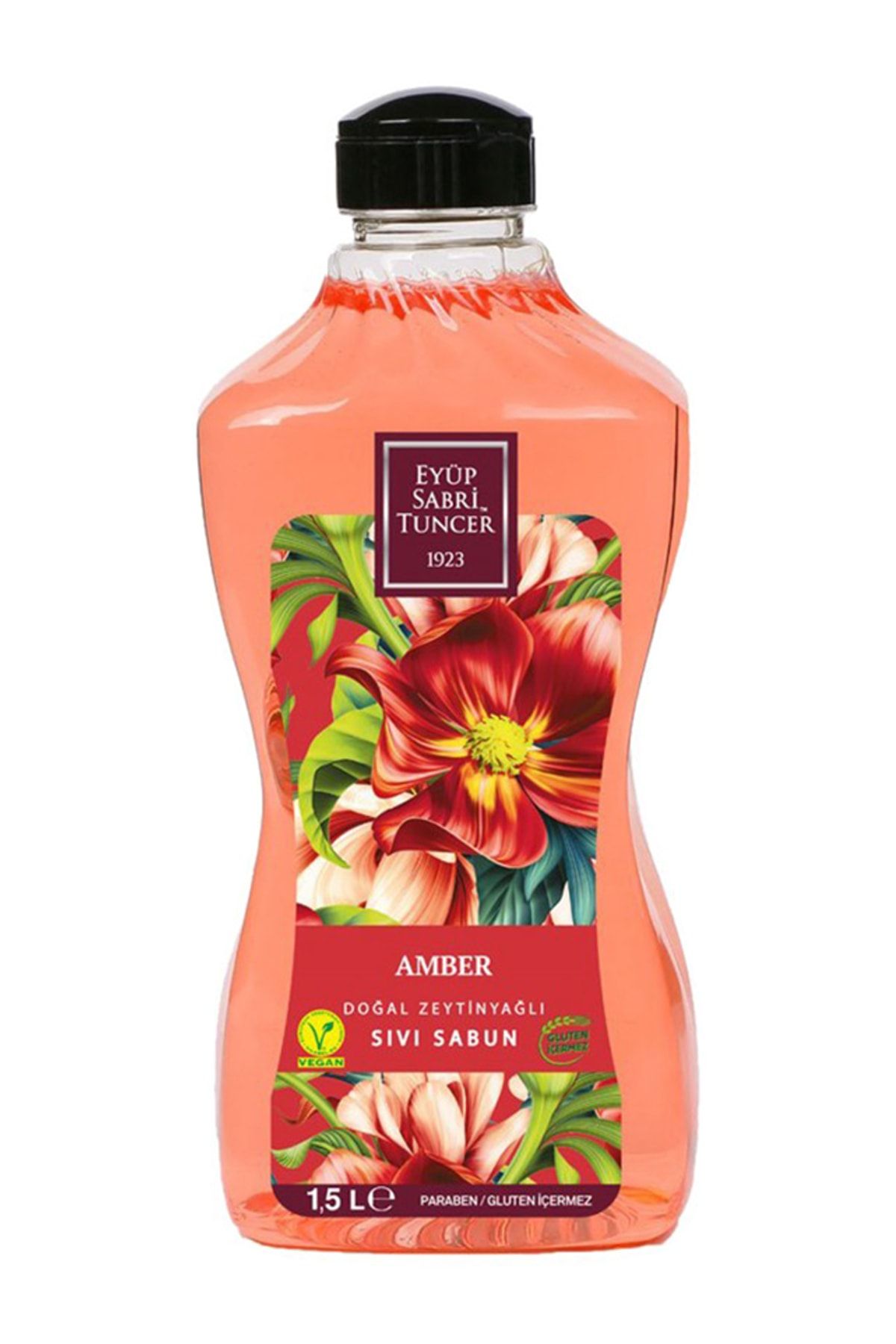 Eyüp Sabri Tuncer Amber Doğal Zeytinyağlı Sıvı Sabun 1,5 Lt Eyüp Sabri Tuncer Amber Doğal Zeytinyağlı Sıvı Sabun 1,5 Lt