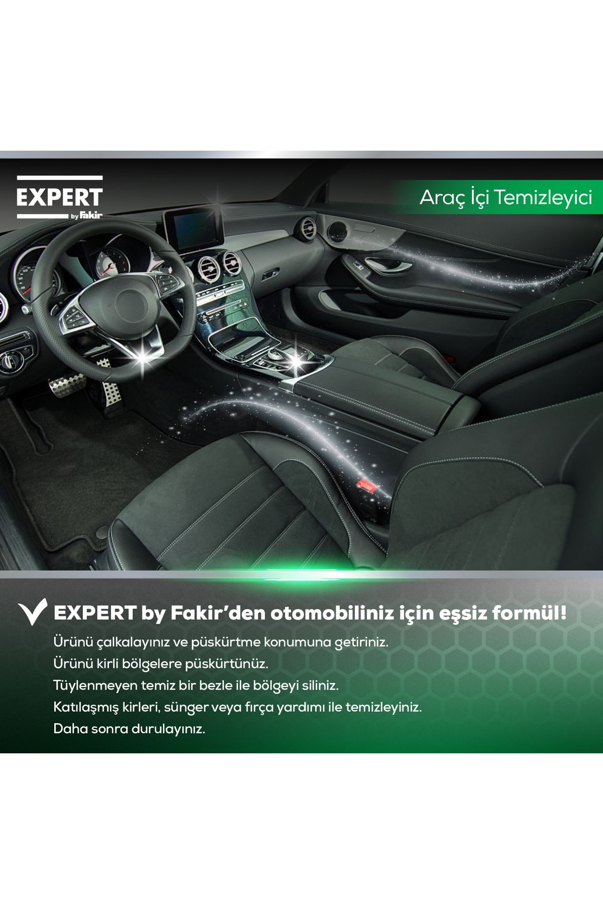 Araç İçi Temizleyici Sprey 750 ml – Kumaş, Deri, Plastik Yüzeyler İçin Güçlü Temizlik & Ferah Koku Araç İçi Temizleyici Sprey 750 ml – Kumaş, Deri, Plastik Yüzeyler İçin Güçlü Temizlik & Ferah Koku