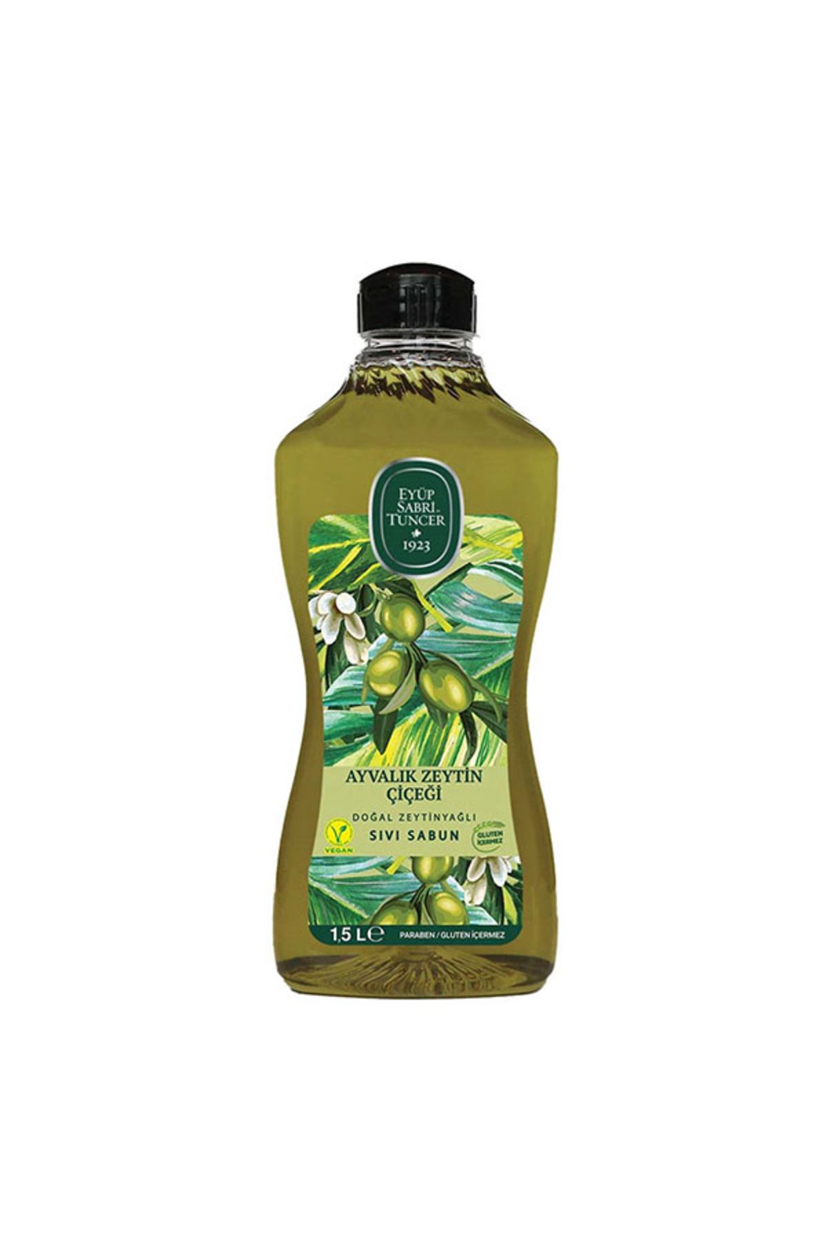 Eyüp Sabri Tuncer Ayvalık Zeytin Çiçeği 1,5lt Sıvı Sabun Doğal Zeytinyağlı Eyüp Sabri Tuncer Ayvalık Zeytin Çiçeği 1,5lt Sıvı Sabun Doğal Zeytinyağlı