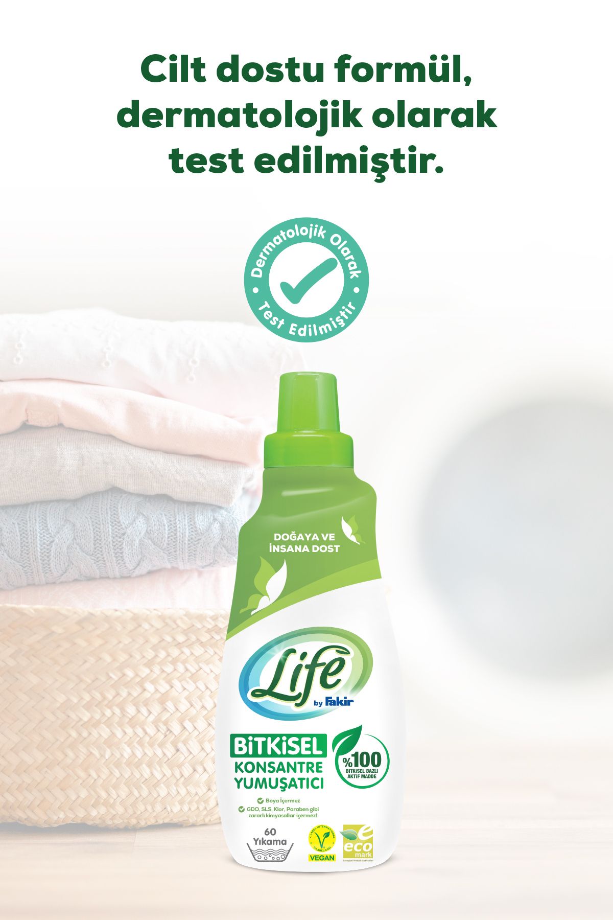 Bitkisel Bazlı Konsantre Çamaşır Yumuşatıcısı 1500 ml Bitkisel Bazlı Konsantre Çamaşır Yumuşatıcısı 1500 ml