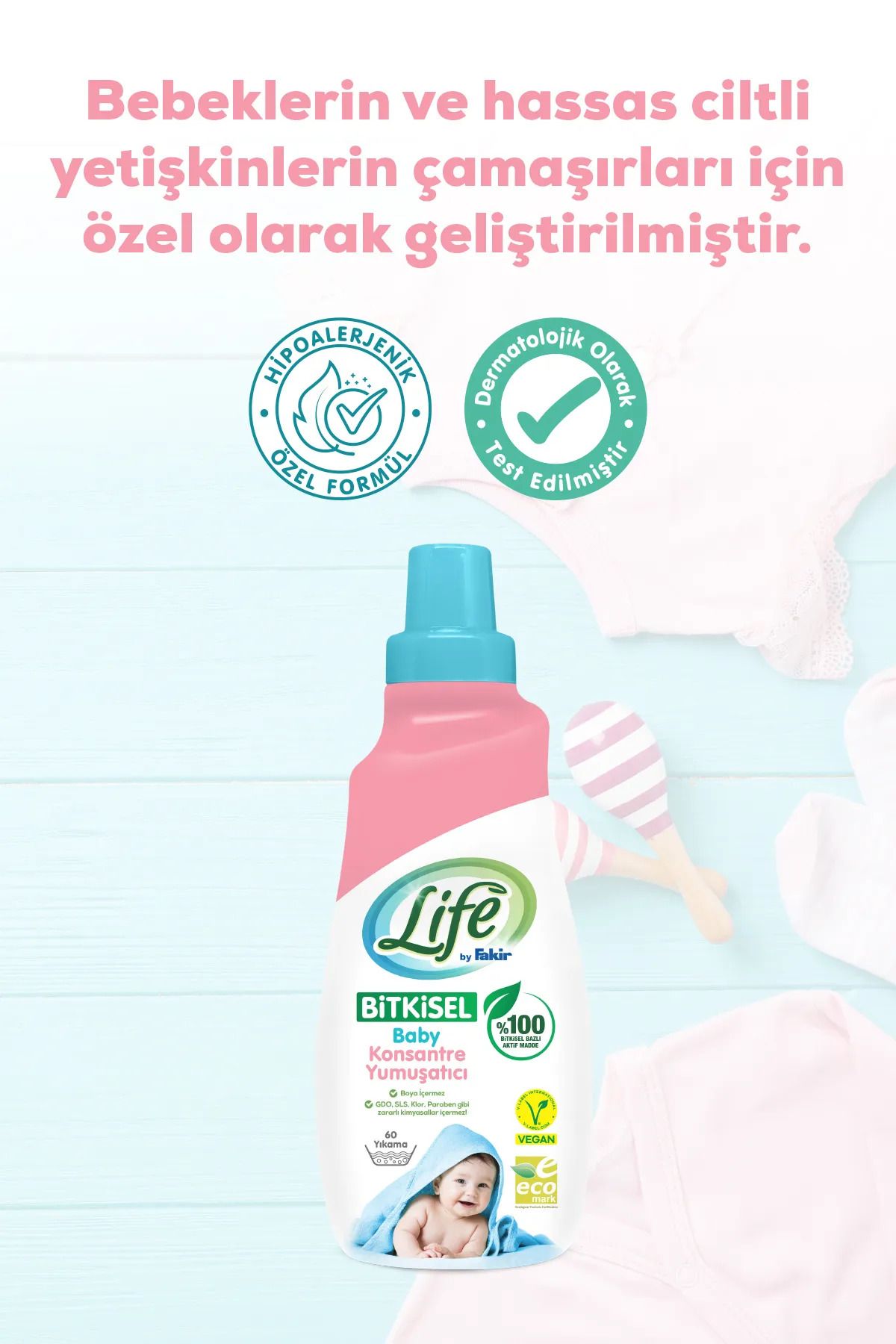 Bitkisel Konsantre Bebek Çamaşır Yumuşatıcısı 1500 ml Bitkisel Konsantre Bebek Çamaşır Yumuşatıcısı 1500 ml