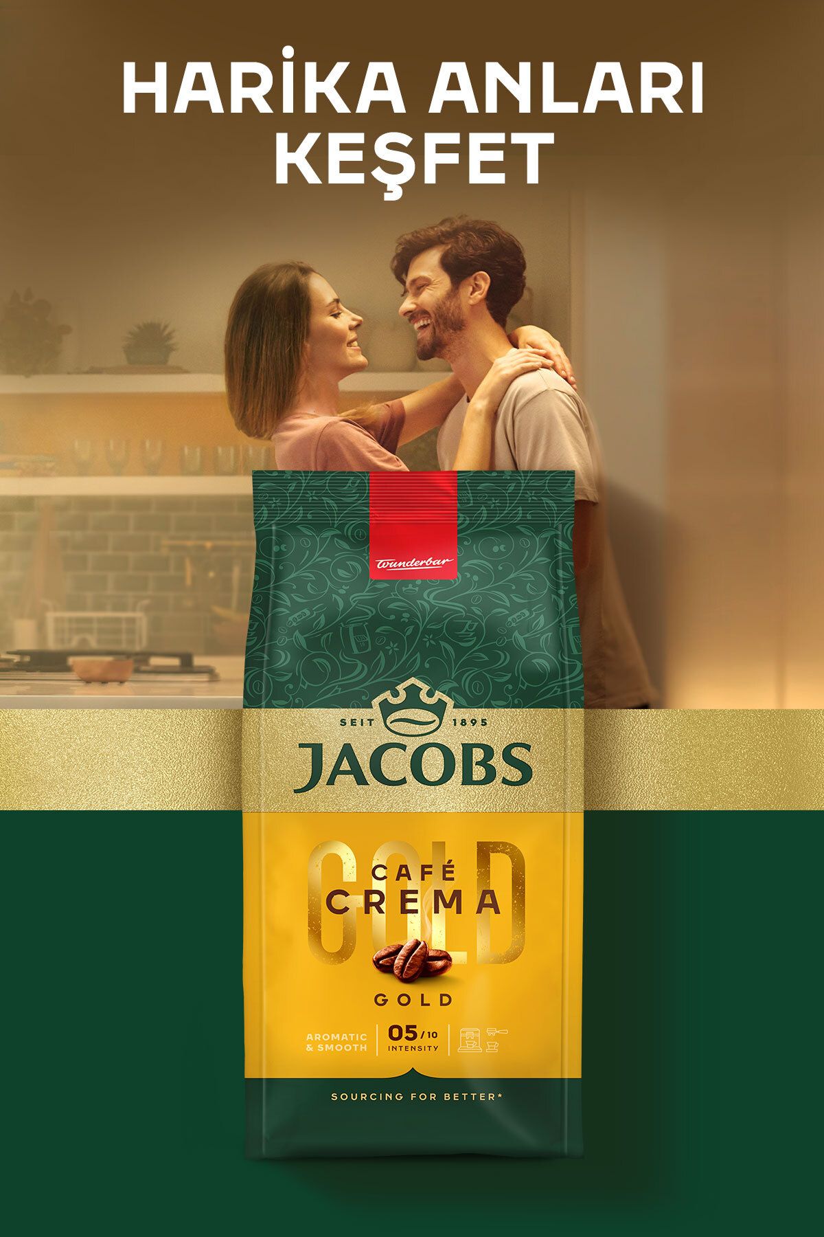 Jacobs Cafe Crema Çekirdek Kahve 500gr Jacobs Cafe Crema Çekirdek Kahve 500gr