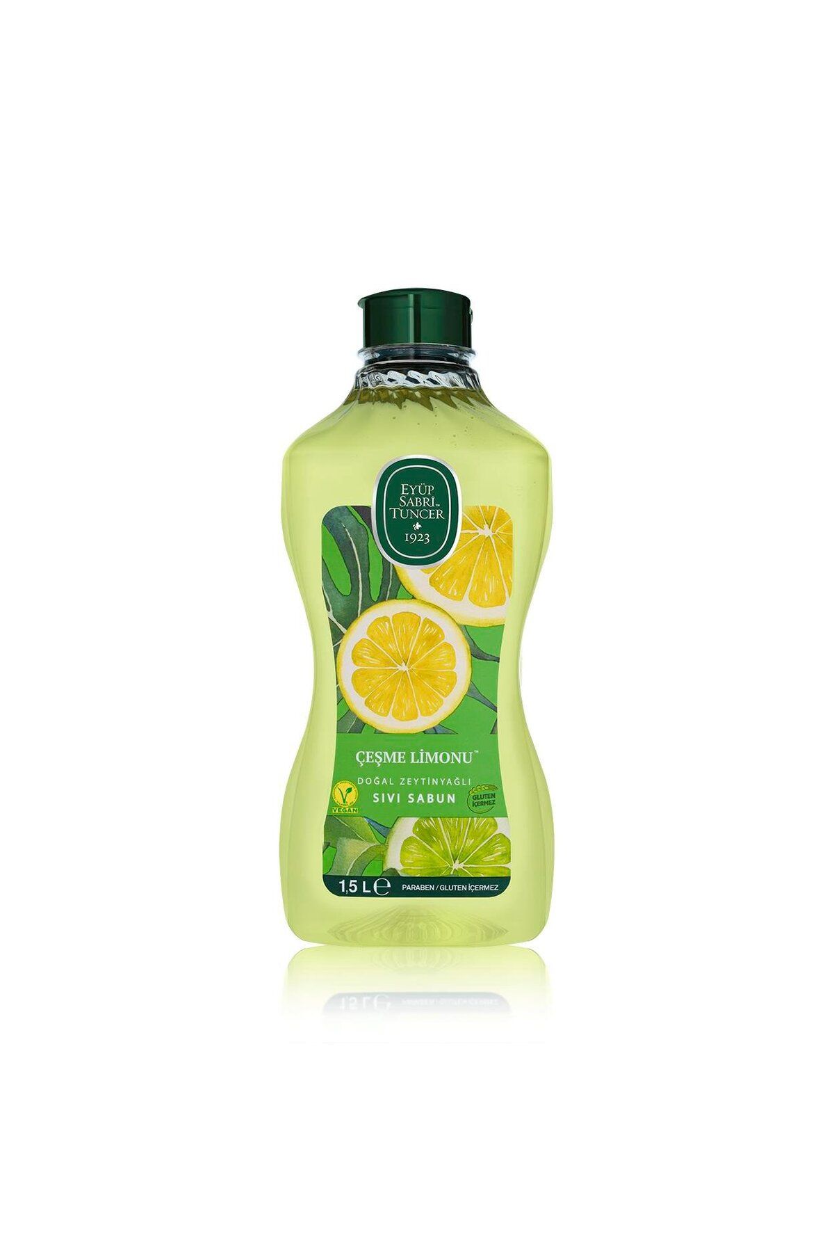 Eyüp Sabri Tuncer Çeşme Limonu Doğal Zeytinyağlı Sıvı Sabun 1.5 Lt Eyüp Sabri Tuncer Çeşme Limonu Doğal Zeytinyağlı Sıvı Sabun 1.5 Lt