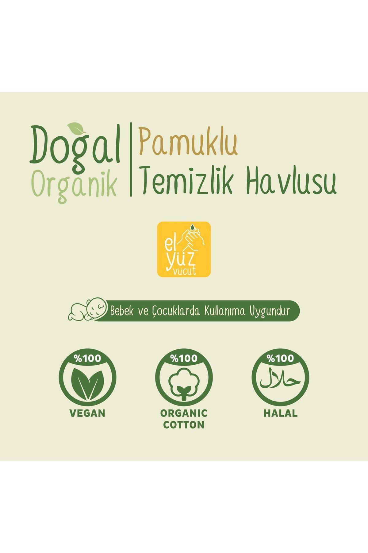 Sleepy Doğal Organik Pamuklu Temizlik Havlusu 12x50 Sleepy Doğal Organik Pamuklu Temizlik Havlusu 12x50