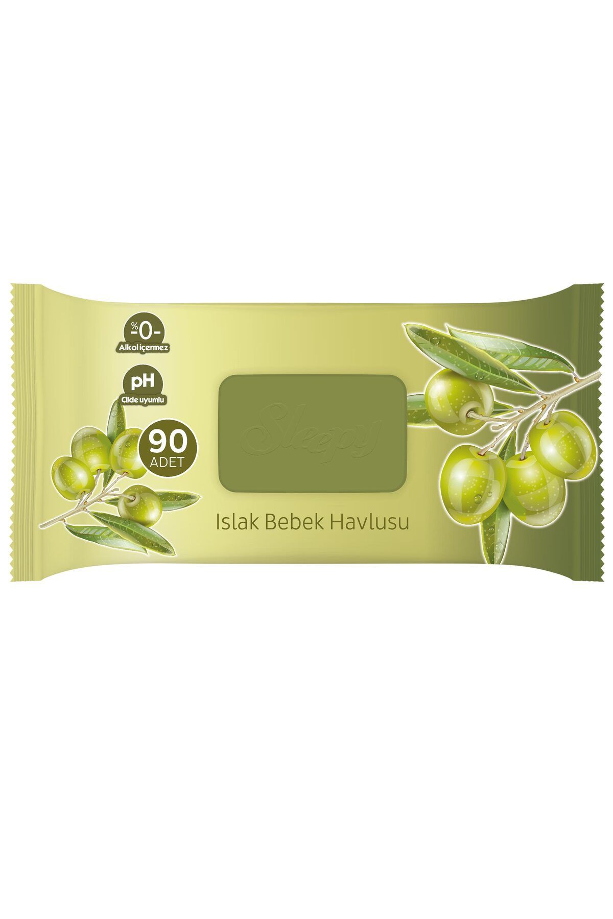 Sleepy Doğal Zeytinyağlı Ve Pamuklu Islak Bebek Havlusu 12x90 (1080 YAPRAK) Sleepy Doğal Zeytinyağlı Ve Pamuklu Islak Bebek Havlusu 12x90 (1080 YAPRAK)