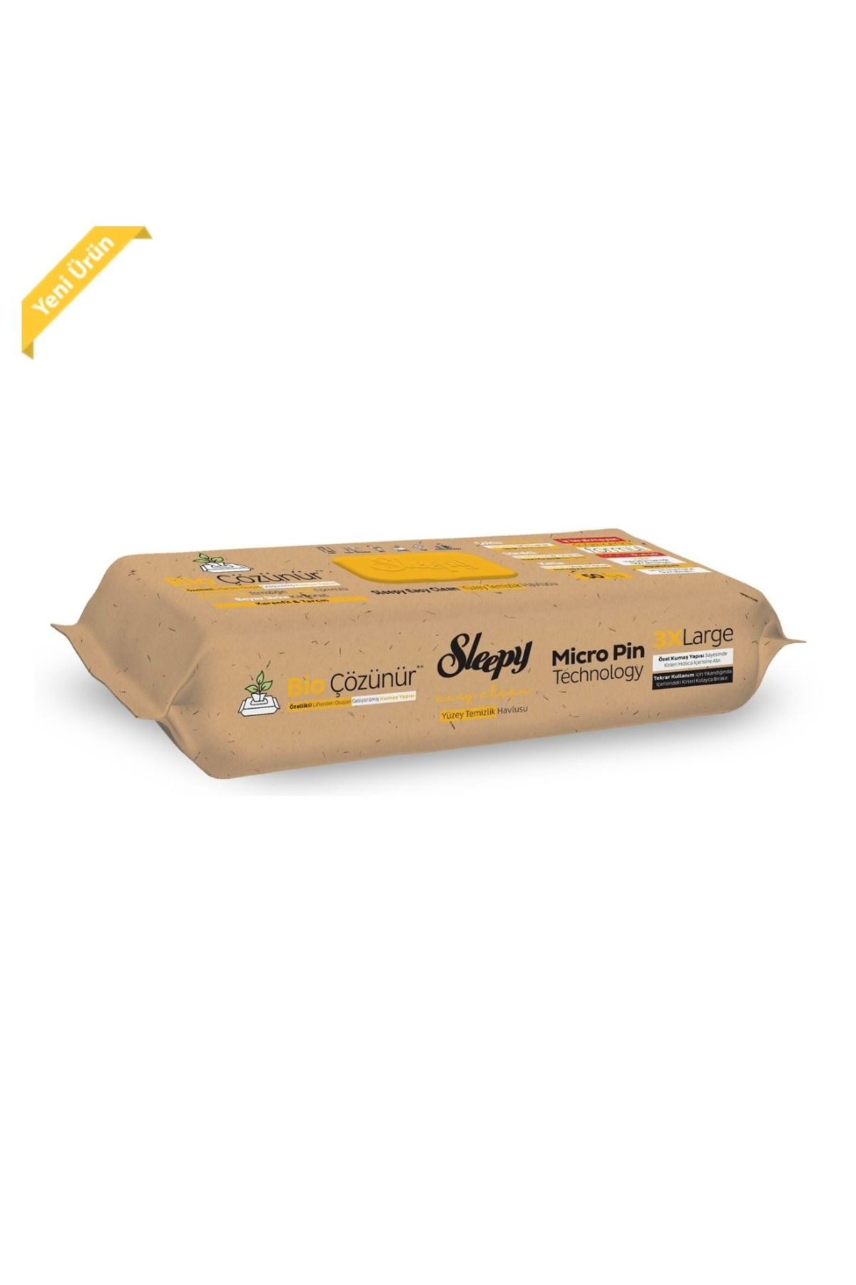 Easy Clean Bio Çözünür Karanfil ve Tarçın Yüzey Temizlik Havlusu 50 Yaprak Easy Clean Bio Çözünür Karanfil ve Tarçın Yüzey Temizlik Havlusu 50 Yaprak