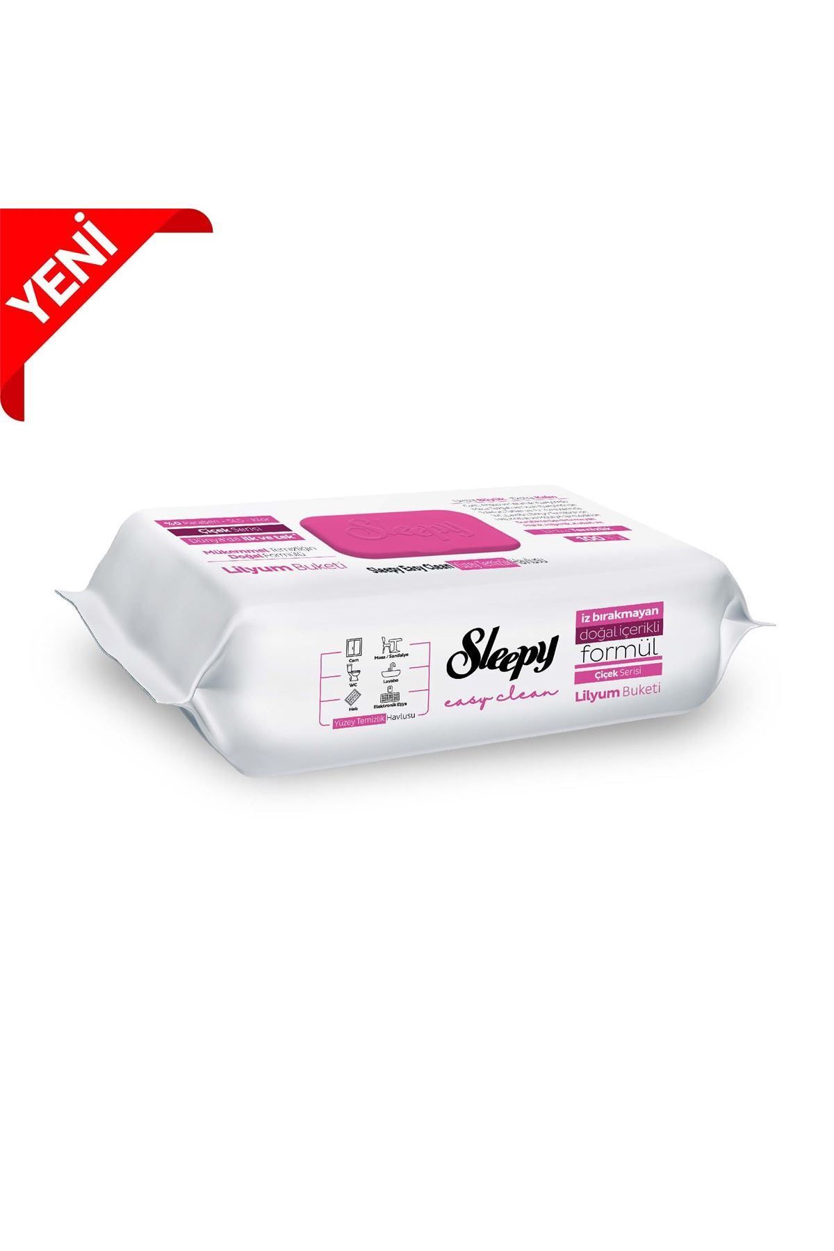 Sleepy Easy Clean Lilyum Buketi Yüzey Temizlik Havlusu 100 Yaprak Sleepy Easy Clean Lilyum Buketi Yüzey Temizlik Havlusu 100 Yaprak