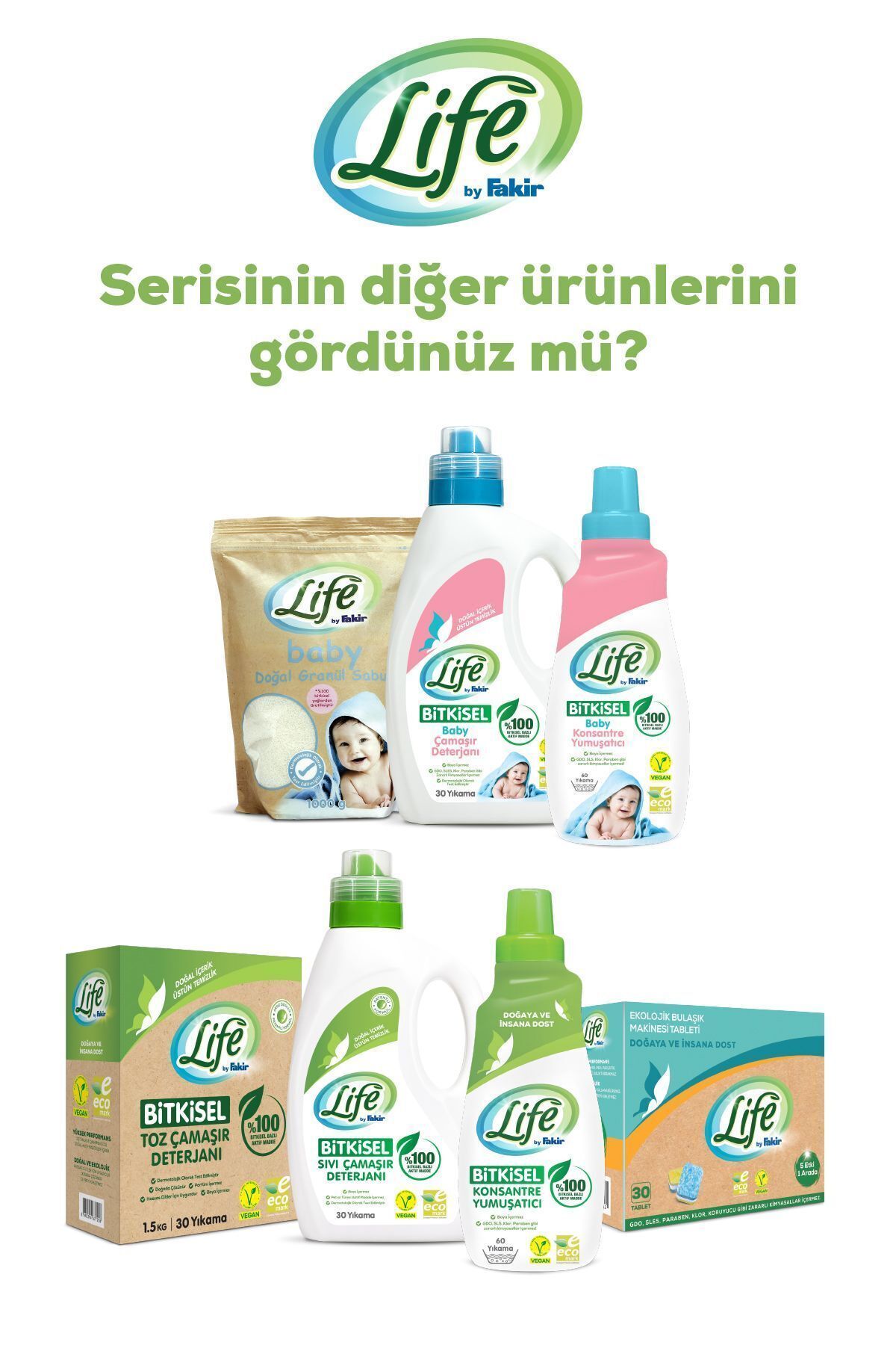 Ekolojik Vegan Bulaşık Makinesi Tablet Deterjanı 30 Lu Ekolojik Vegan Bulaşık Makinesi Tablet Deterjanı 30 Lu