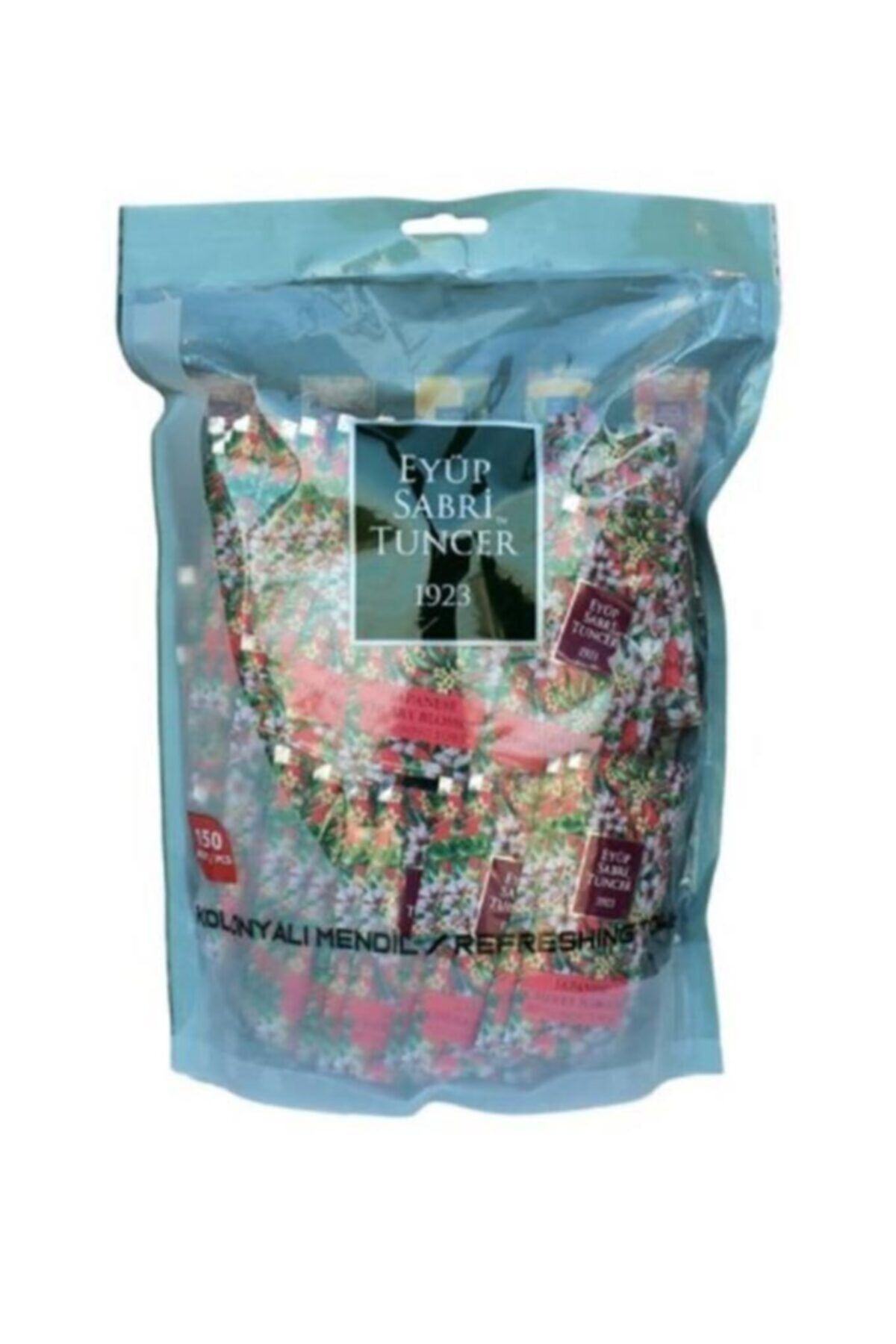Eyüp Sabri Tuncer Kolonyalı Mendil Japon Kiraz Çiçeği 150`li Doypack Poşet 5x10 Küçük Boy 1 Ad. Eyüp Sabri Tuncer Kolonyalı Mendil Japon Kiraz Çiçeği 150`li Doypack Poşet 5x10 Küçük Boy 1 Ad.