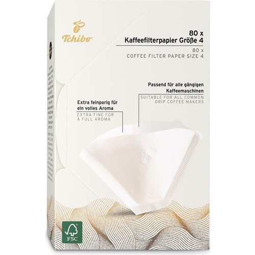 Tcihibo Filtre Kahve Kağıdı, Boyut 4, 80 adet Tcihibo Filtre Kahve Kağıdı, Boyut 4, 80 adet