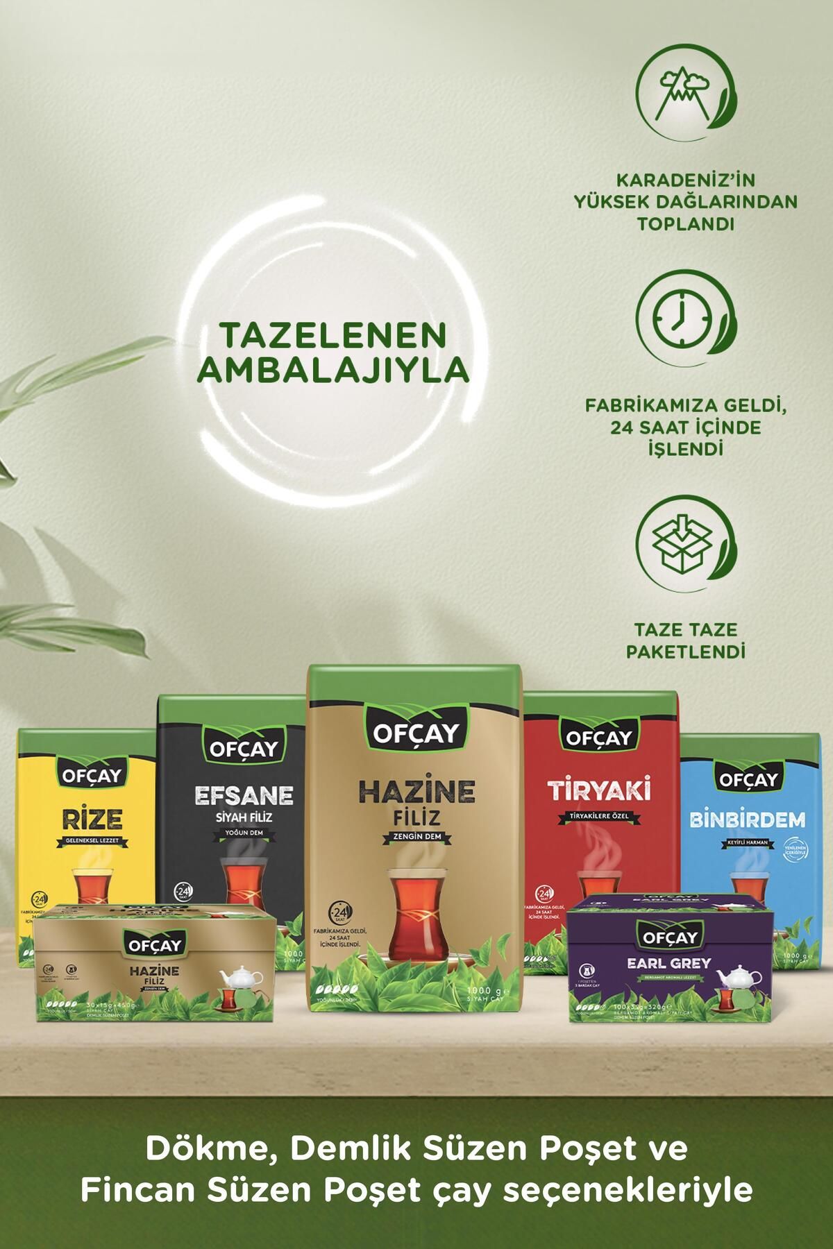 Ofçay Hazine Zengindem 30 X 15gr Demlik Poşet Çay Ofçay Hazine Zengindem 30 X 15gr Demlik Poşet Çay