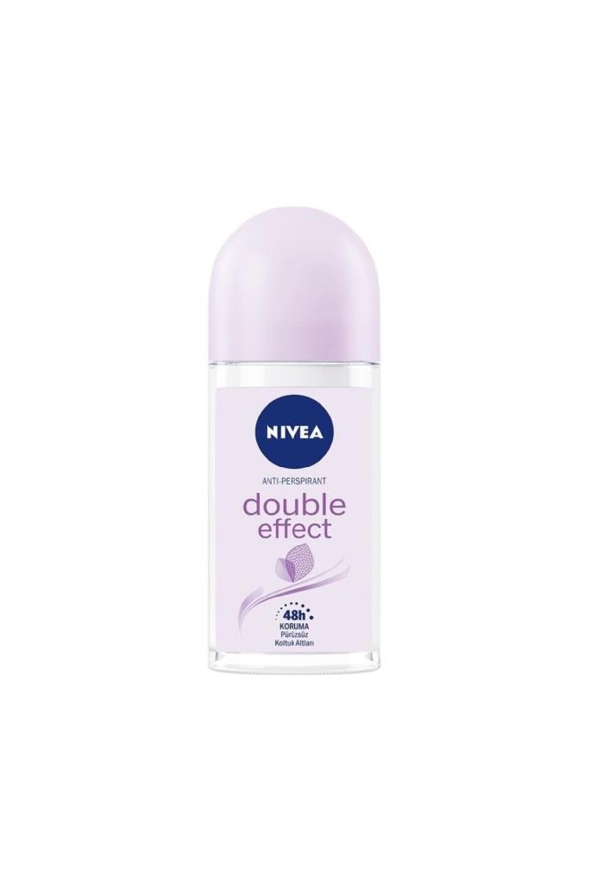 Nivea Kadın Roll-on Deodorant Double Effect 50ml, Ter Kokusuna Karşı 48 Saat Koruma, Pürüzsüz Koltuk Altı Nivea Kadın Roll-on Deodorant Double Effect 50ml, Ter Kokusuna Karşı 48 Saat Koruma, Pürüzsüz Koltuk Altı