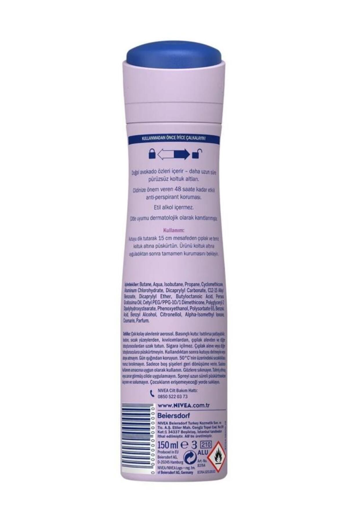 Nivea Kadın Sprey Deodorant Double Effect 150ml, Ter Kokusuna Karşı 48 Saat Koruma, Pürüzsüz Koltuk Altı Nivea Kadın Sprey Deodorant Double Effect 150ml, Ter Kokusuna Karşı 48 Saat Koruma, Pürüzsüz Koltuk Altı