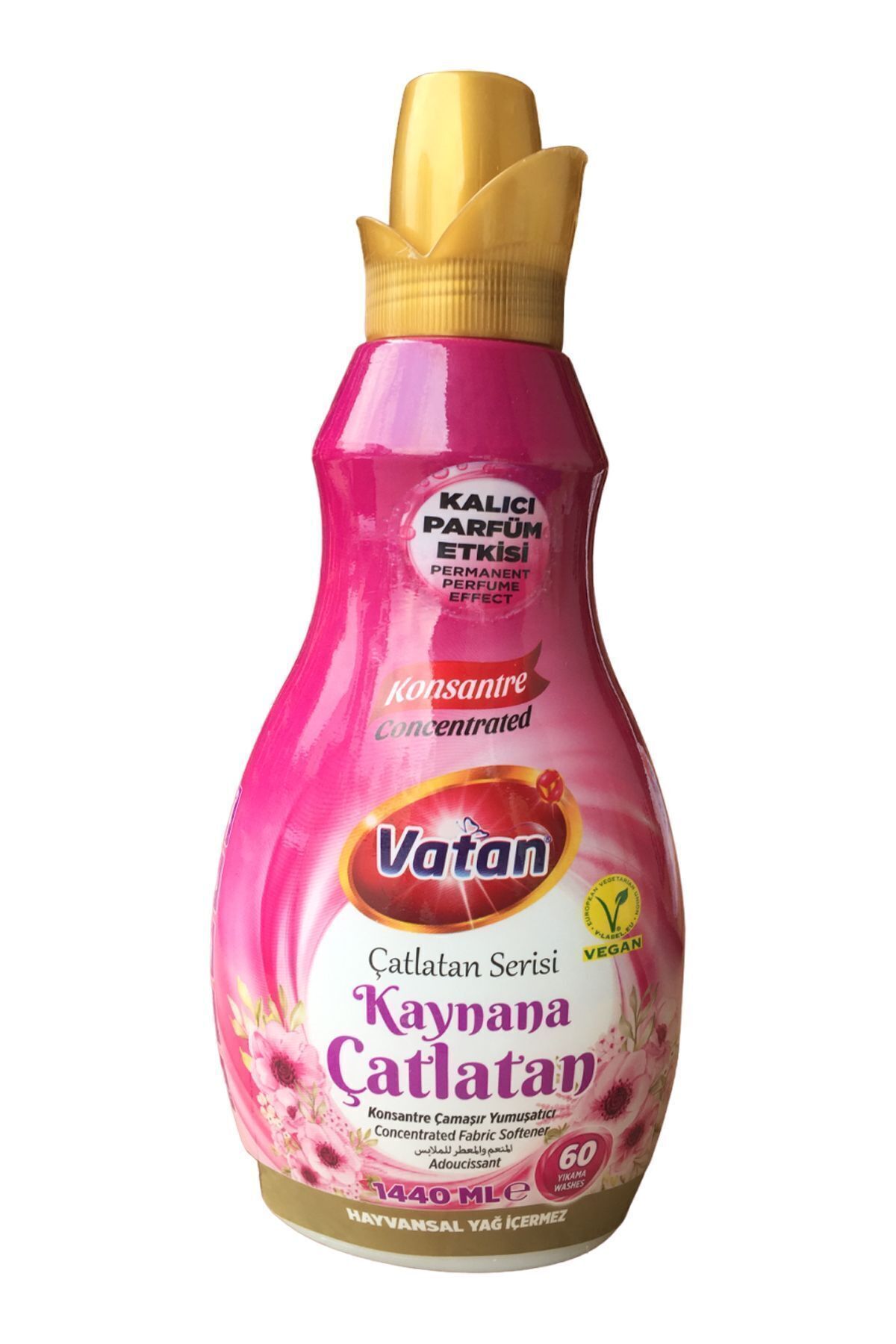 Vatan Kaynana Çatlatan Konsantre Çamaşır Yumuşatıcı 1440ml Vatan Kaynana Çatlatan Konsantre Çamaşır Yumuşatıcı 1440ml