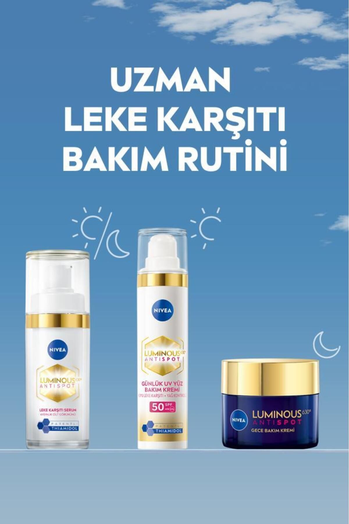 Luminous630 Thiamidol Etkili Leke Karşıtı Gündüz Yüz Kremi 40ml, Spf50 Uv Koruma, Hyaluronik Asit Luminous630 Thiamidol Etkili Leke Karşıtı Gündüz Yüz Kremi 40ml, Spf50 Uv Koruma, Hyaluronik Asit