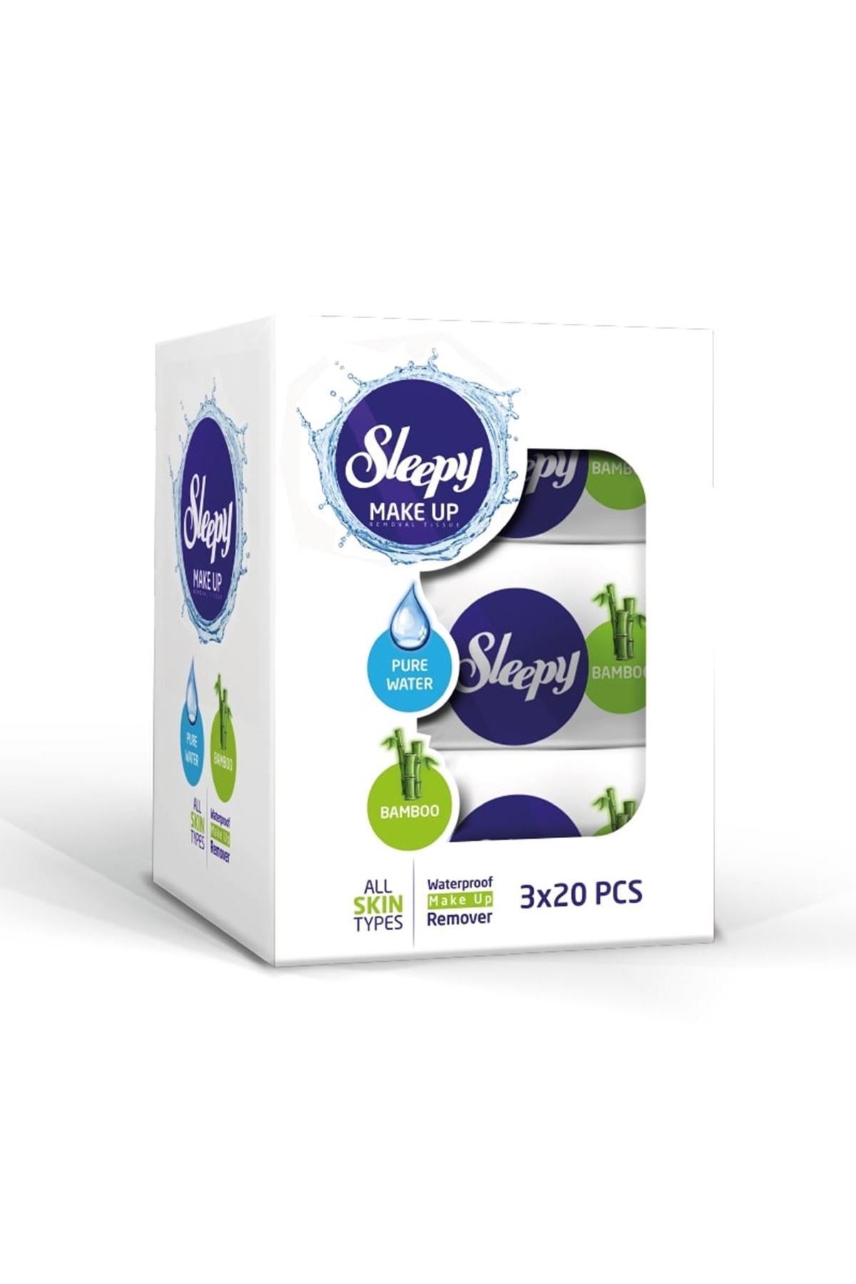 Sleepy Makyaj Temizleme Mendili Bamboo 3x20 Sleepy Makyaj Temizleme Mendili Bamboo 3x20