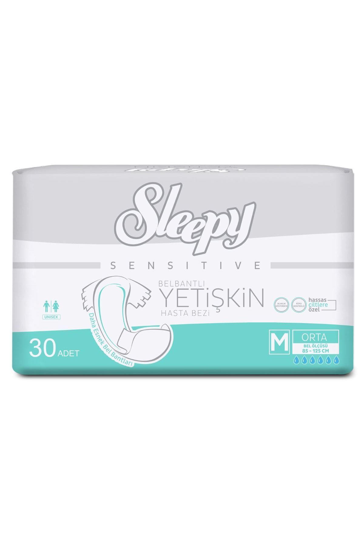 Sleepy Medium Yetişkin Hasta Bezi 30 Adet Sleepy Medium Yetişkin Hasta Bezi 30 Adet