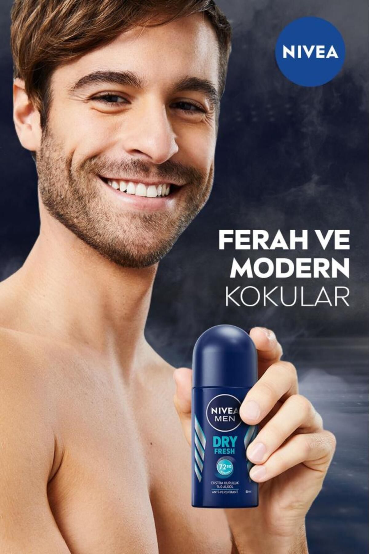 Nivea Men Dry Fresh Erkek Roll On 50 ml Nivea Men Dry Fresh Erkek Roll On 50 ml