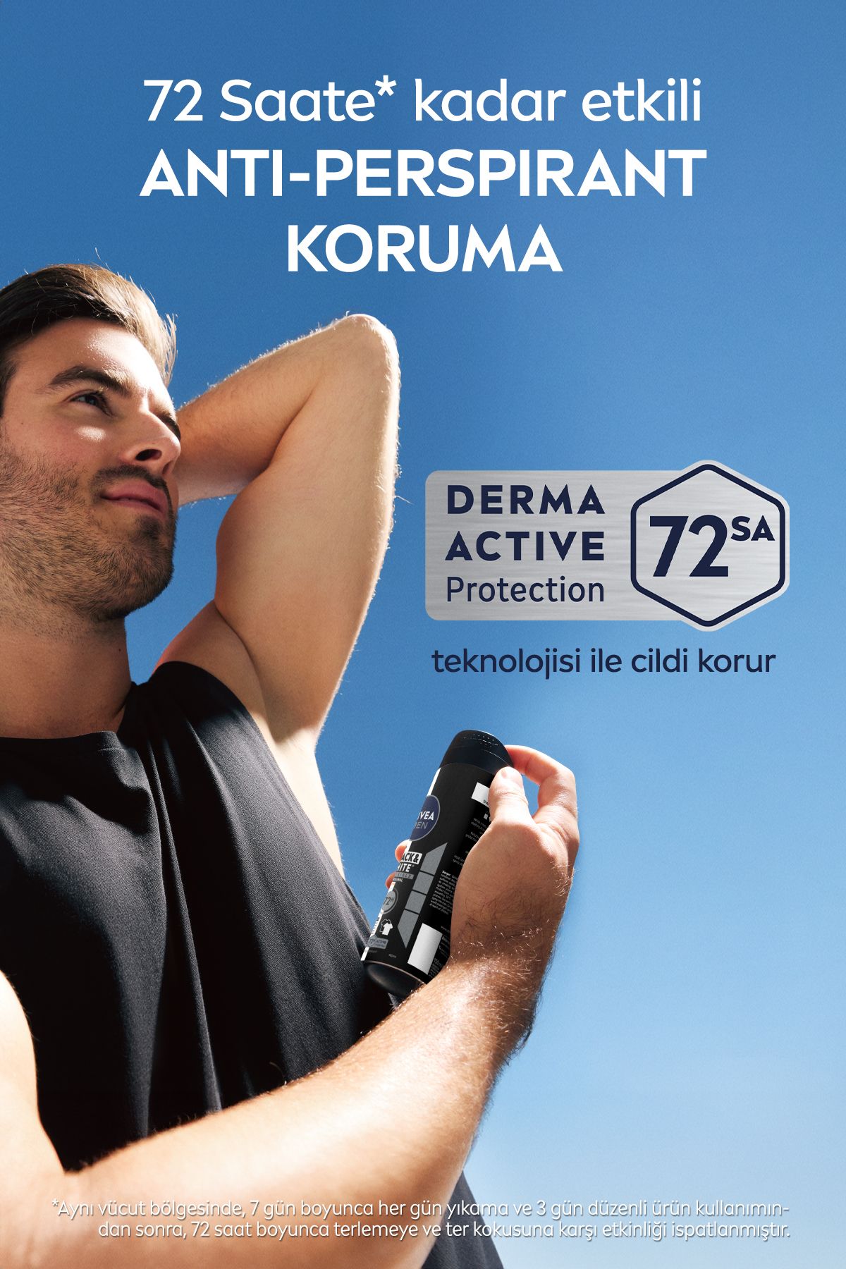 Nivea Men Erkek Sprey Deodorant Black&white Invisible Fresh 150ml, 72 Saat Anti-perspirant Ter Koruması Nivea Men Erkek Sprey Deodorant Black&white Invisible Fresh 150ml, 72 Saat Anti-perspirant Ter Koruması
