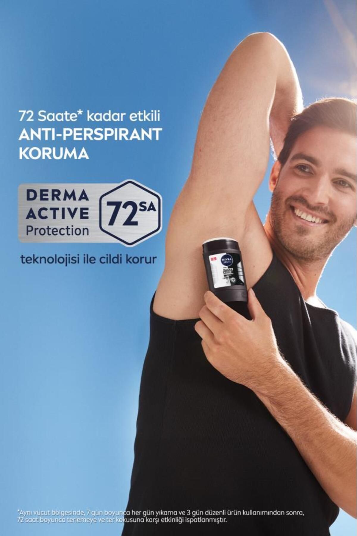 Nivea MEN Erkek Stick Deodorant Black&white Invisible Original 50ml, 72 Saat Anti-perspirant Ter Koruması Nivea MEN Erkek Stick Deodorant Black&white Invisible Original 50ml, 72 Saat Anti-perspirant Ter Koruması