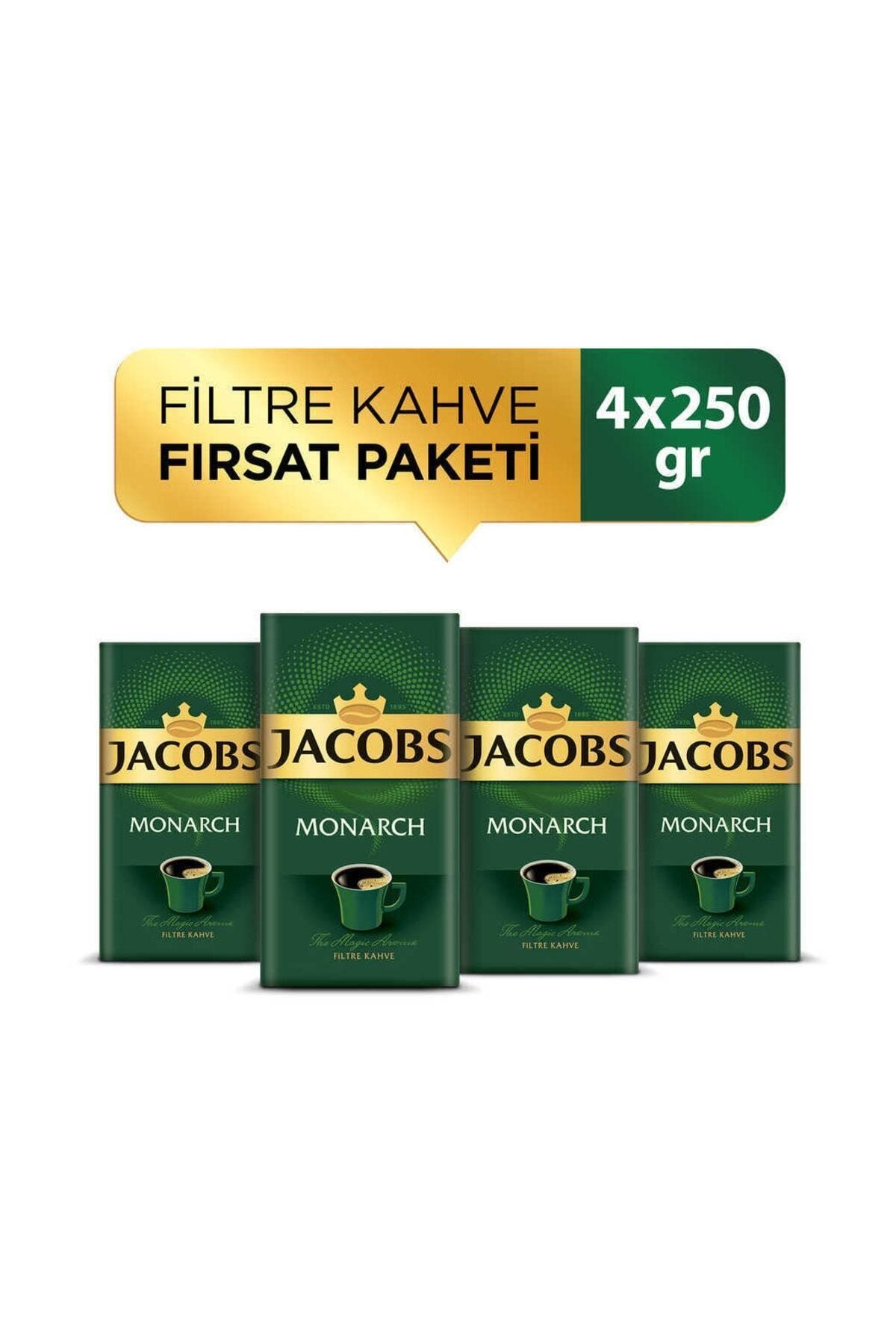 Jacobs Monarch Filtre Kahve 250 gr X 4 Paket Jacobs Monarch Filtre Kahve 250 gr X 4 Paket