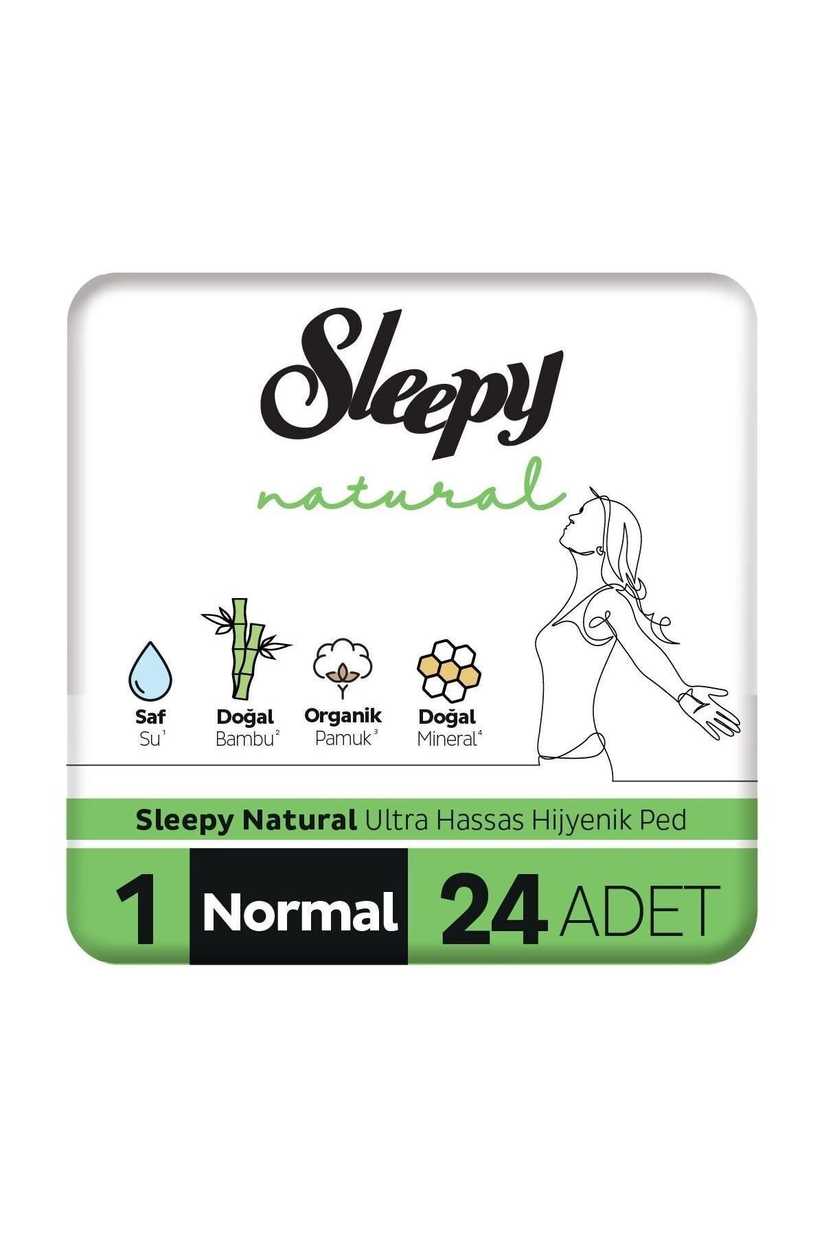 Sleepy Natural Ultra Hassas Hijyenik Ped Normal 24 Adet Ped Sleepy Natural Ultra Hassas Hijyenik Ped Normal 24 Adet Ped