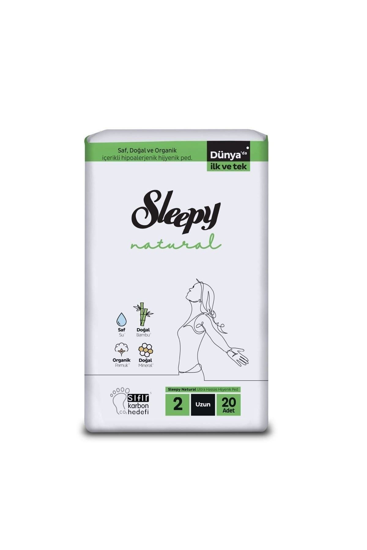 Sleepy Natural Ultra Hassas Hijyenik Ped Uzun 20 Adet Ped Sleepy Natural Ultra Hassas Hijyenik Ped Uzun 20 Adet Ped