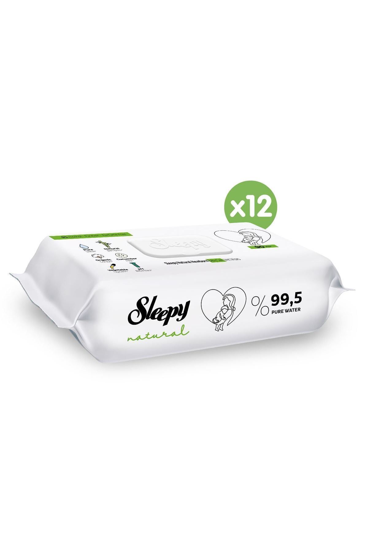 Sleepy Natural Yenidoğan Islak Bebek Bakım Havlusu 12x90 (1080 Yaprak) Sleepy Natural Yenidoğan Islak Bebek Bakım Havlusu 12x90 (1080 Yaprak)