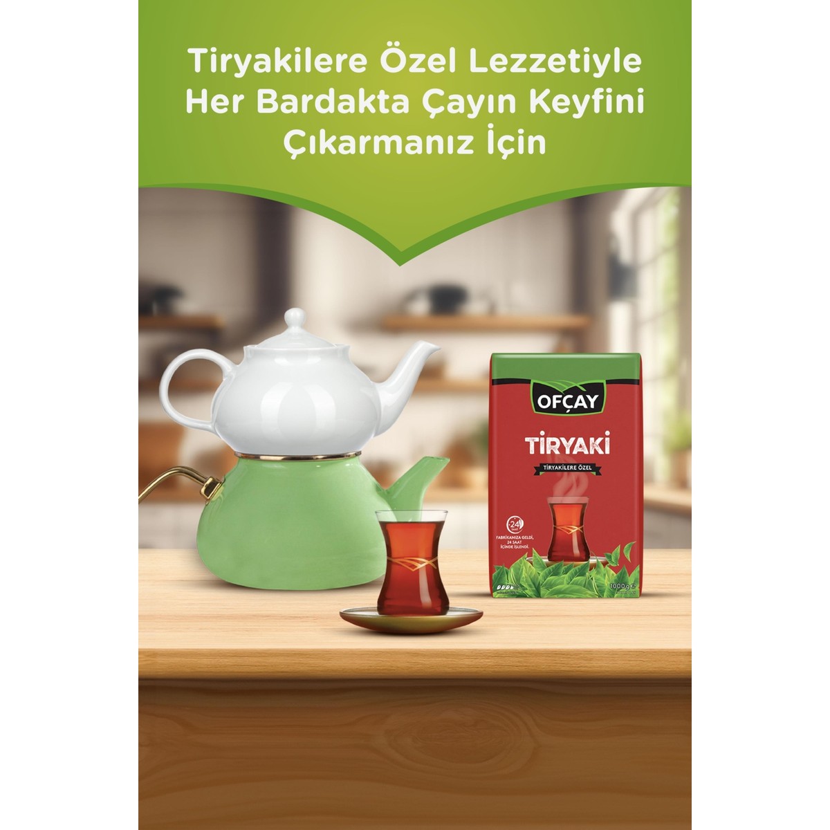Ofçay Tiryakisine Dökme Siyah Çay, 1000 Gr, 1 Adet Ofçay Tiryakisine Dökme Siyah Çay, 1000 Gr, 1 Adet