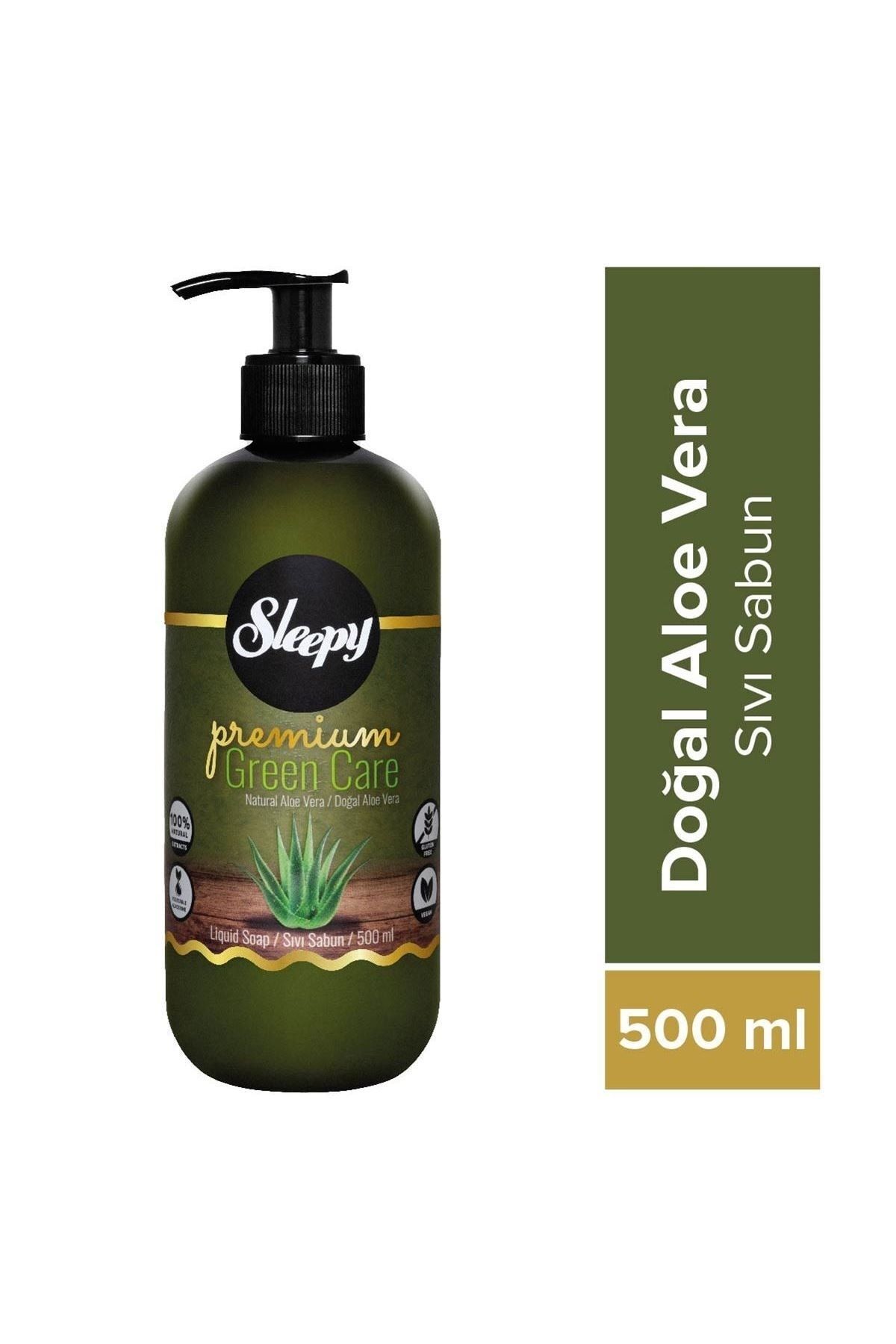 Sleepy Premium Green Care Doğal Aloe Vera Sıvı Sabun 500 Ml Sleepy Premium Green Care Doğal Aloe Vera Sıvı Sabun 500 Ml