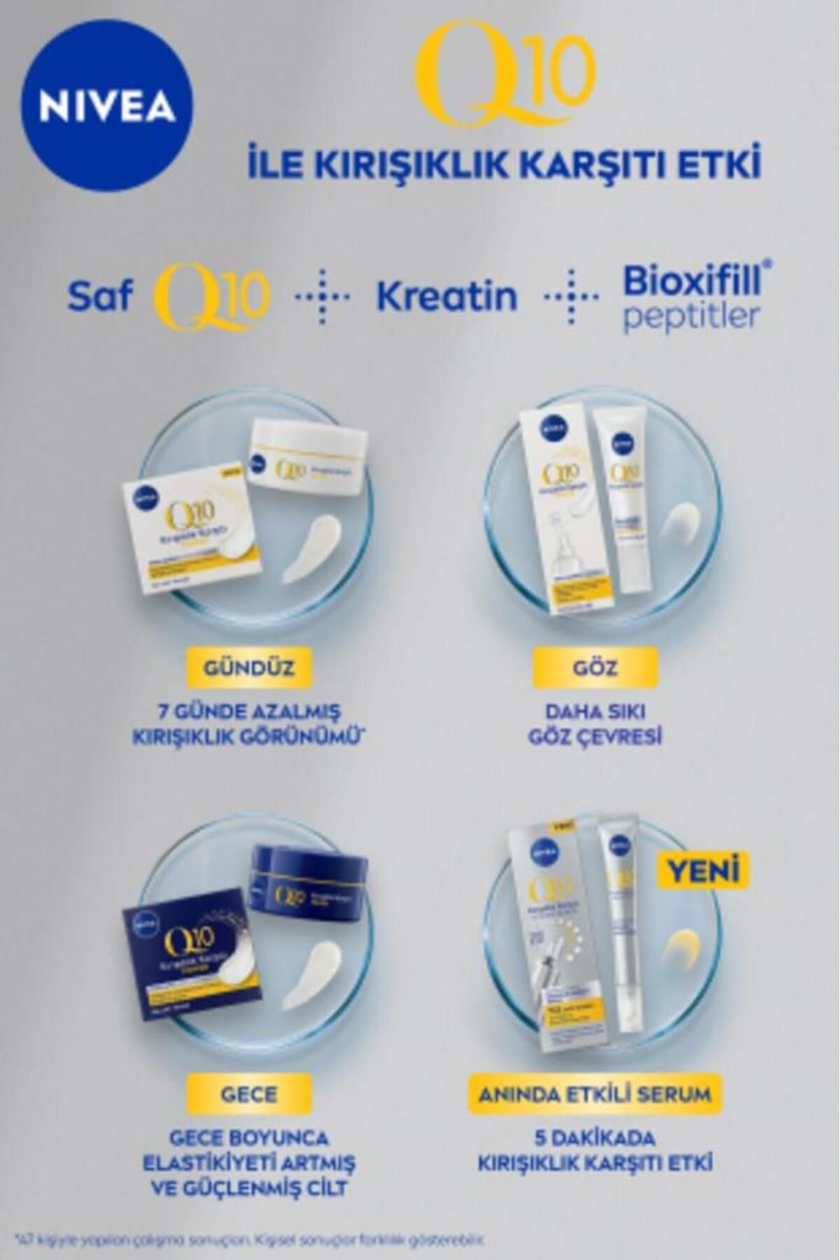 Q10 Anında Etkili Kırışıklık Karşıtı Serum 15ml, İnce Çizgi ve Derin Kırışıklık Karşıtı, Dolgun Cilt Q10 Anında Etkili Kırışıklık Karşıtı Serum 15ml, İnce Çizgi ve Derin Kırışıklık Karşıtı, Dolgun Cilt