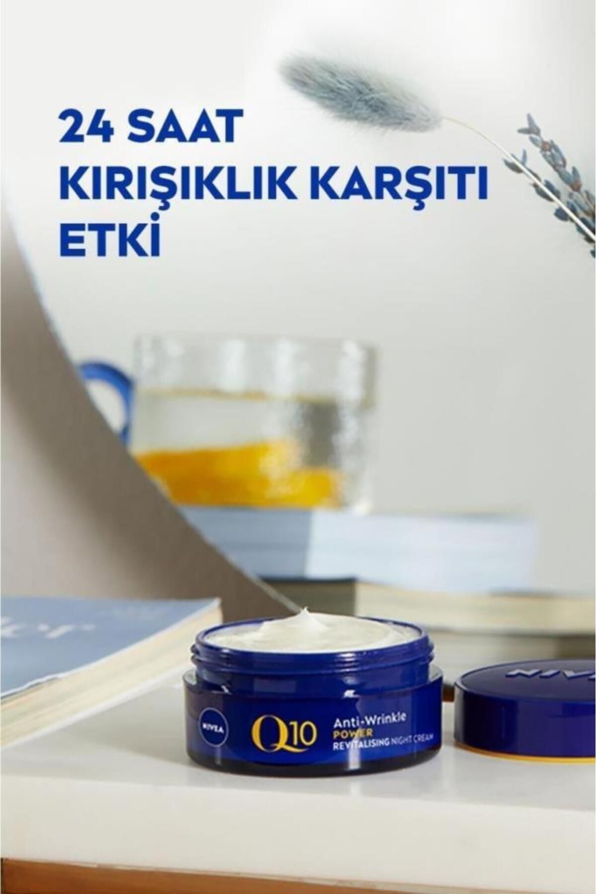 Q10 Power Kırışıklık Karşıtı Yenileyici Gece Cilt Bakım Kremi 50ml, Nemlendirici, Hyaluronik Asit Q10 Power Kırışıklık Karşıtı Yenileyici Gece Cilt Bakım Kremi 50ml, Nemlendirici, Hyaluronik Asit