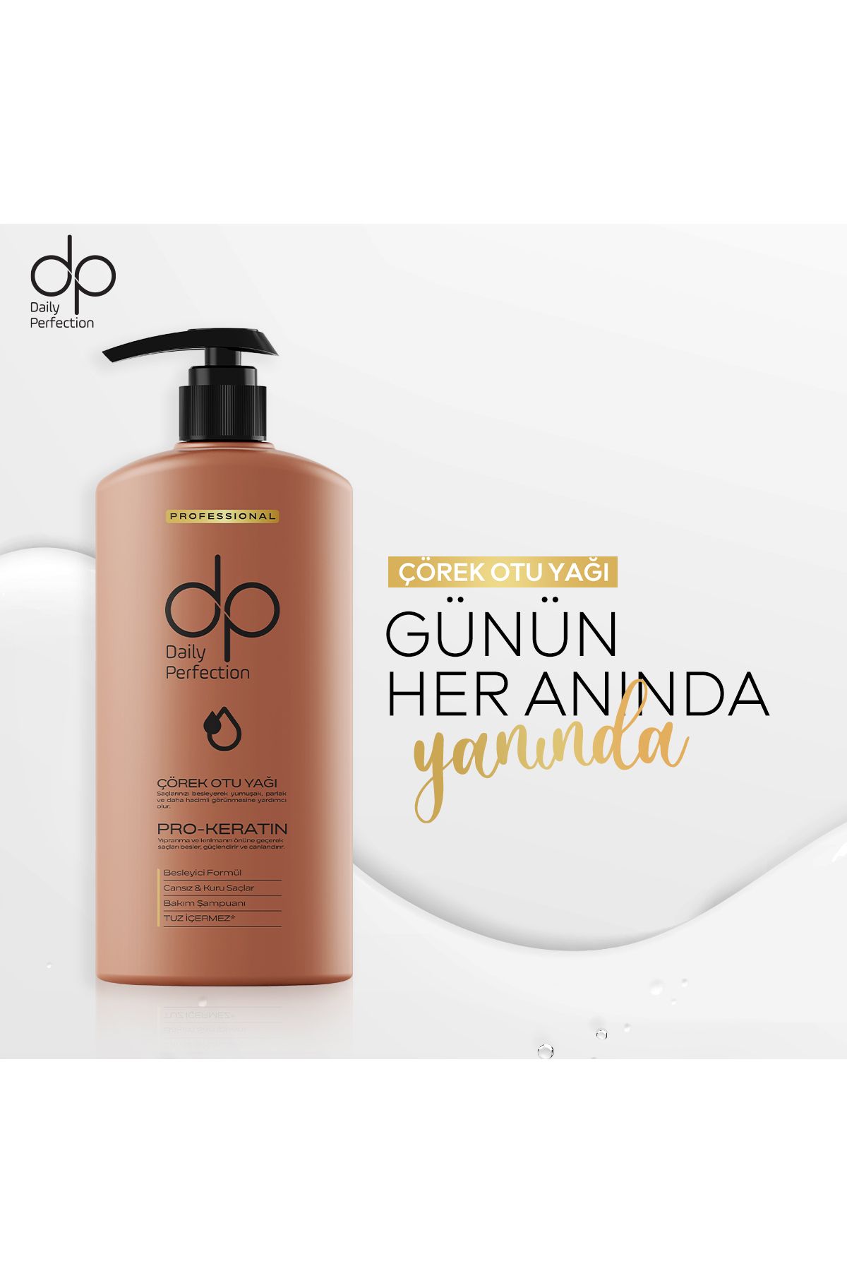 Dp Daily Perfection Şampuan Çörek Otu Yağı 800 ml Dp Daily Perfection Şampuan Çörek Otu Yağı 800 ml