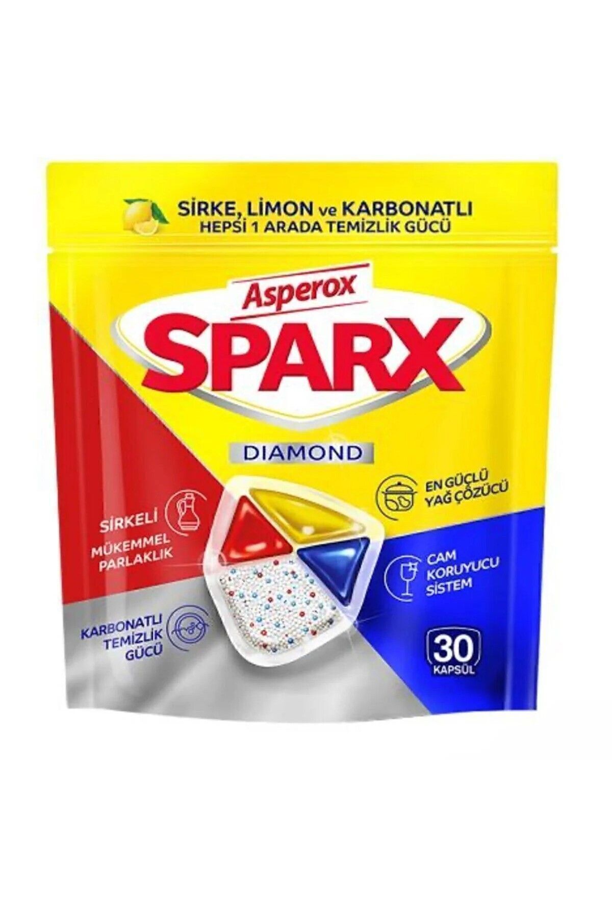 Asperox Sparx Bulaşık Makinesi Detarjanı - 30 Kapsül Asperox Sparx Bulaşık Makinesi Detarjanı - 30 Kapsül