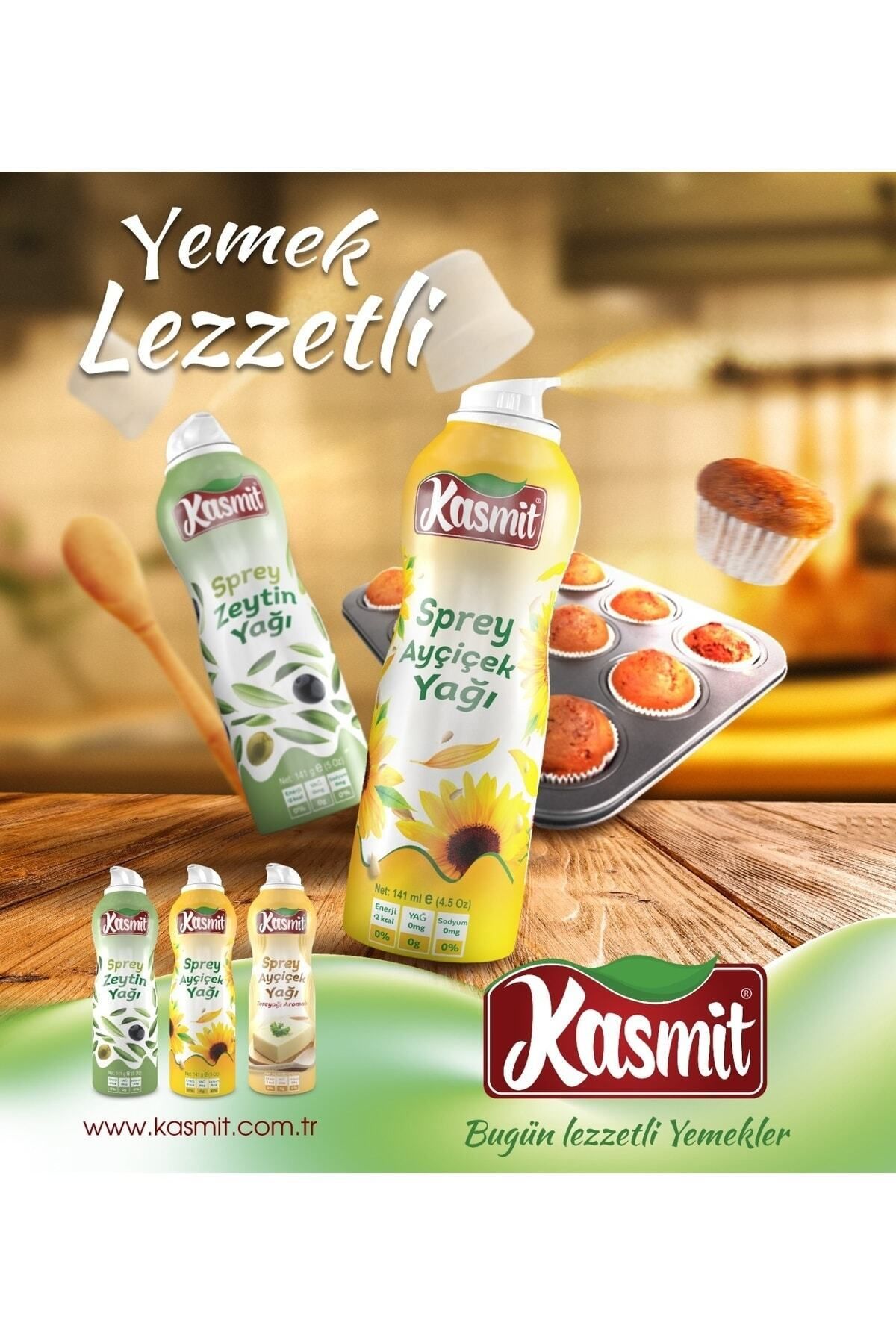 Kasmit Sprey Yağ Ayçiçek Yağı Kasmit Sprey Yağ Ayçiçek Yağı