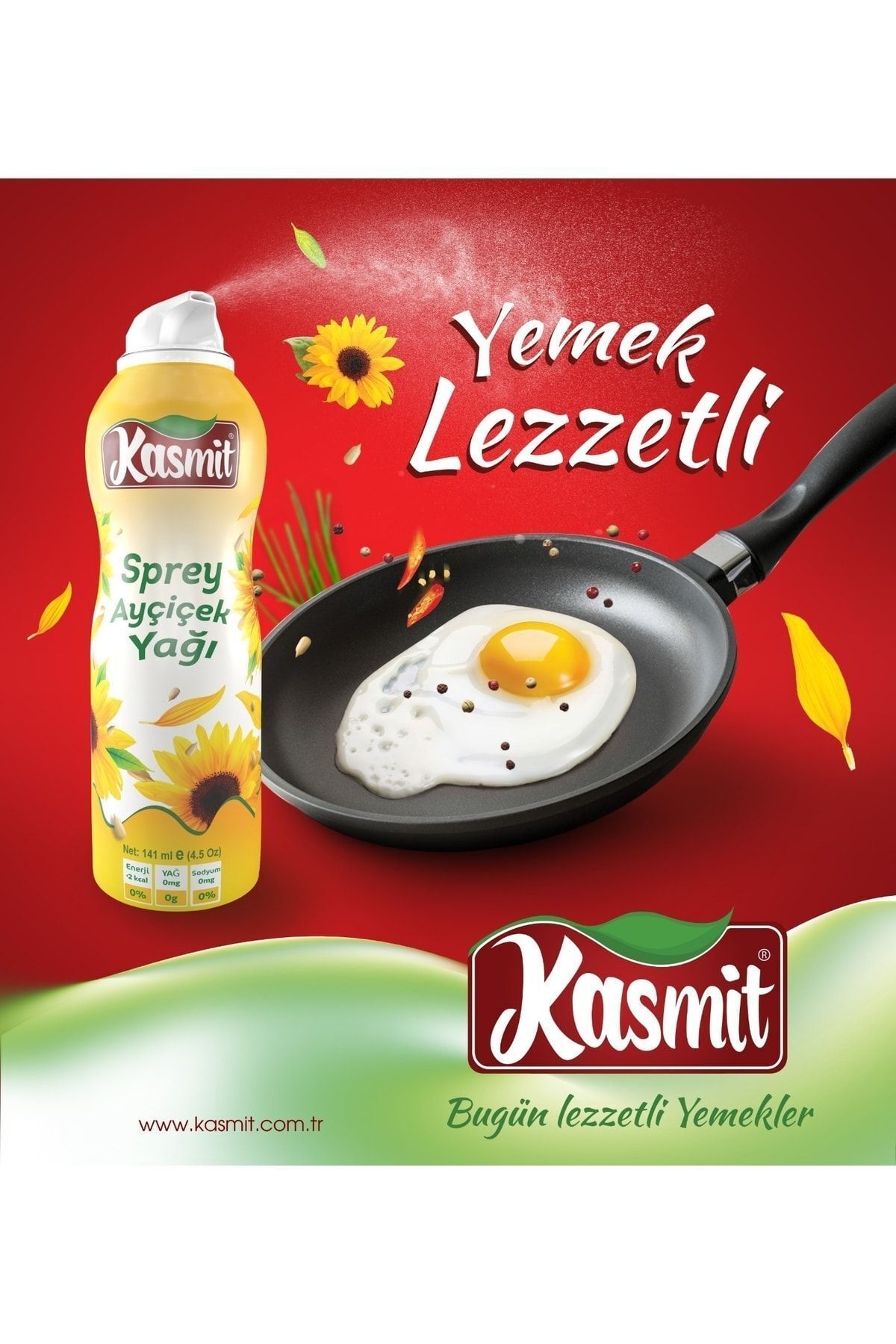 Kasmit Sprey Yağ Ayçiçek Yağı Kasmit Sprey Yağ Ayçiçek Yağı