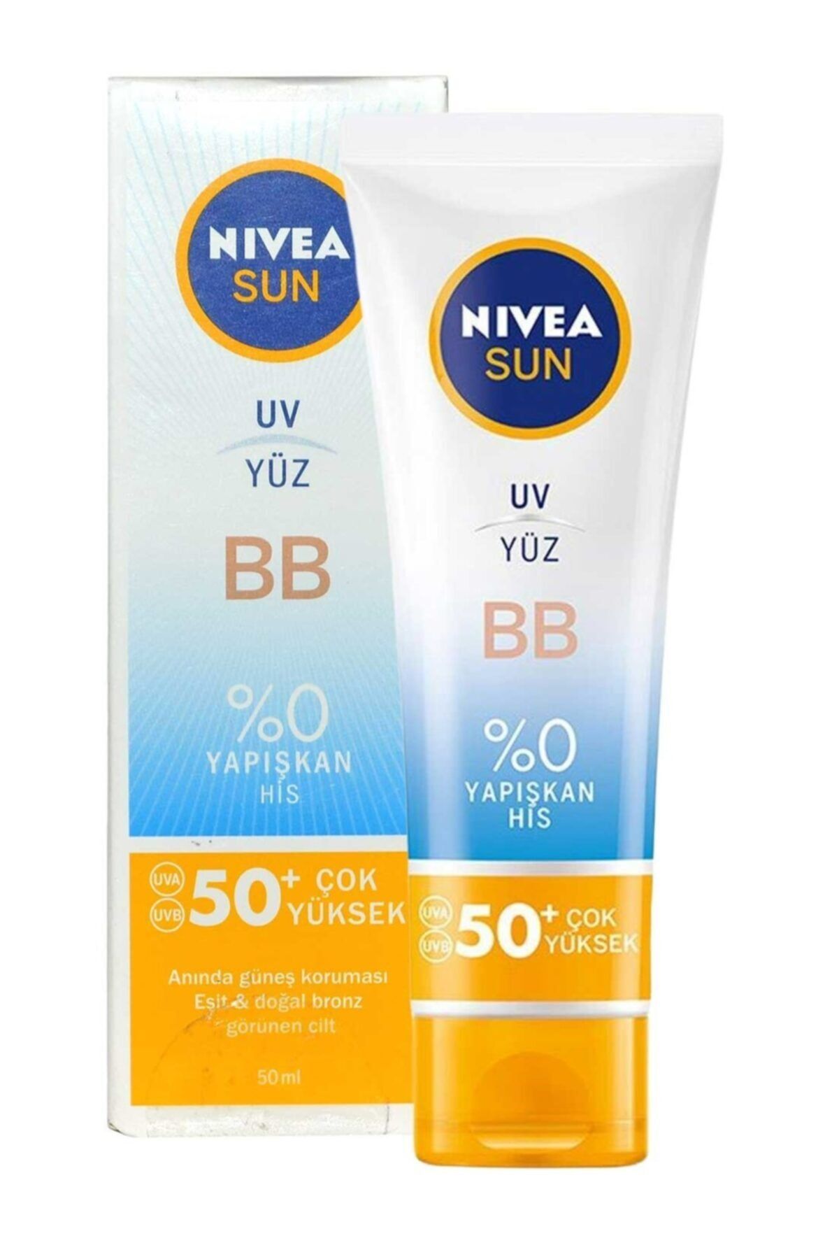 Nivea Sun Bb Spf 50+ Uv Yüz Kremi 50 ml Nivea Sun Bb Spf 50+ Uv Yüz Kremi 50 ml