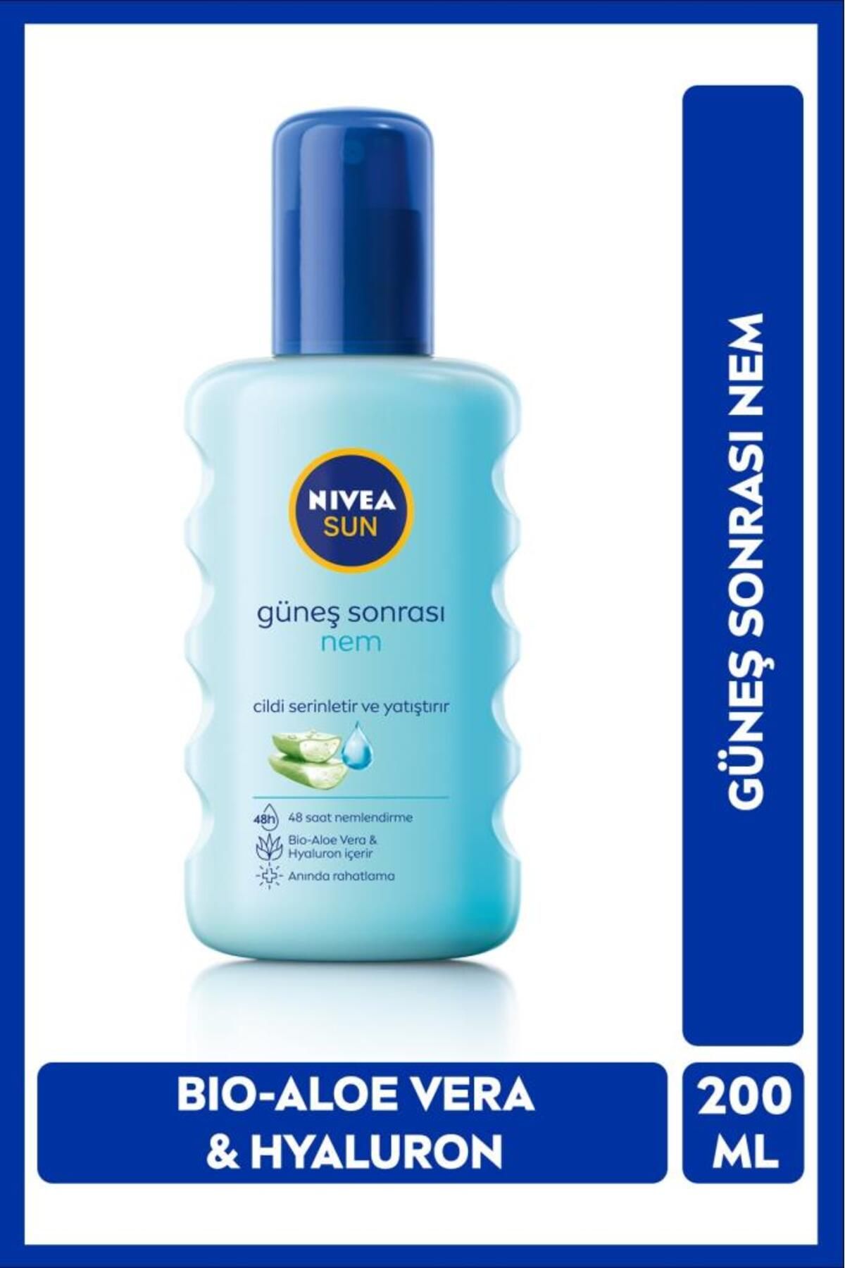 SUN Güneş Sonrası Serinletici ve Ferahlatıcı Sprey 200ml, Nemlendirici, Aloe Vera, Anında Rahatlama SUN Güneş Sonrası Serinletici ve Ferahlatıcı Sprey 200ml, Nemlendirici, Aloe Vera, Anında Rahatlama