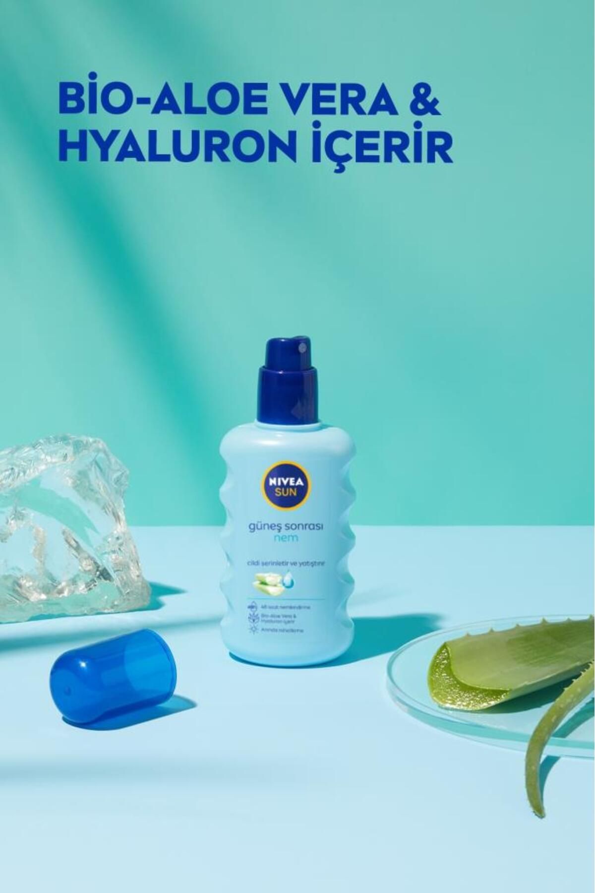 SUN Güneş Sonrası Serinletici ve Ferahlatıcı Sprey 200ml, Nemlendirici, Aloe Vera, Anında Rahatlama SUN Güneş Sonrası Serinletici ve Ferahlatıcı Sprey 200ml, Nemlendirici, Aloe Vera, Anında Rahatlama