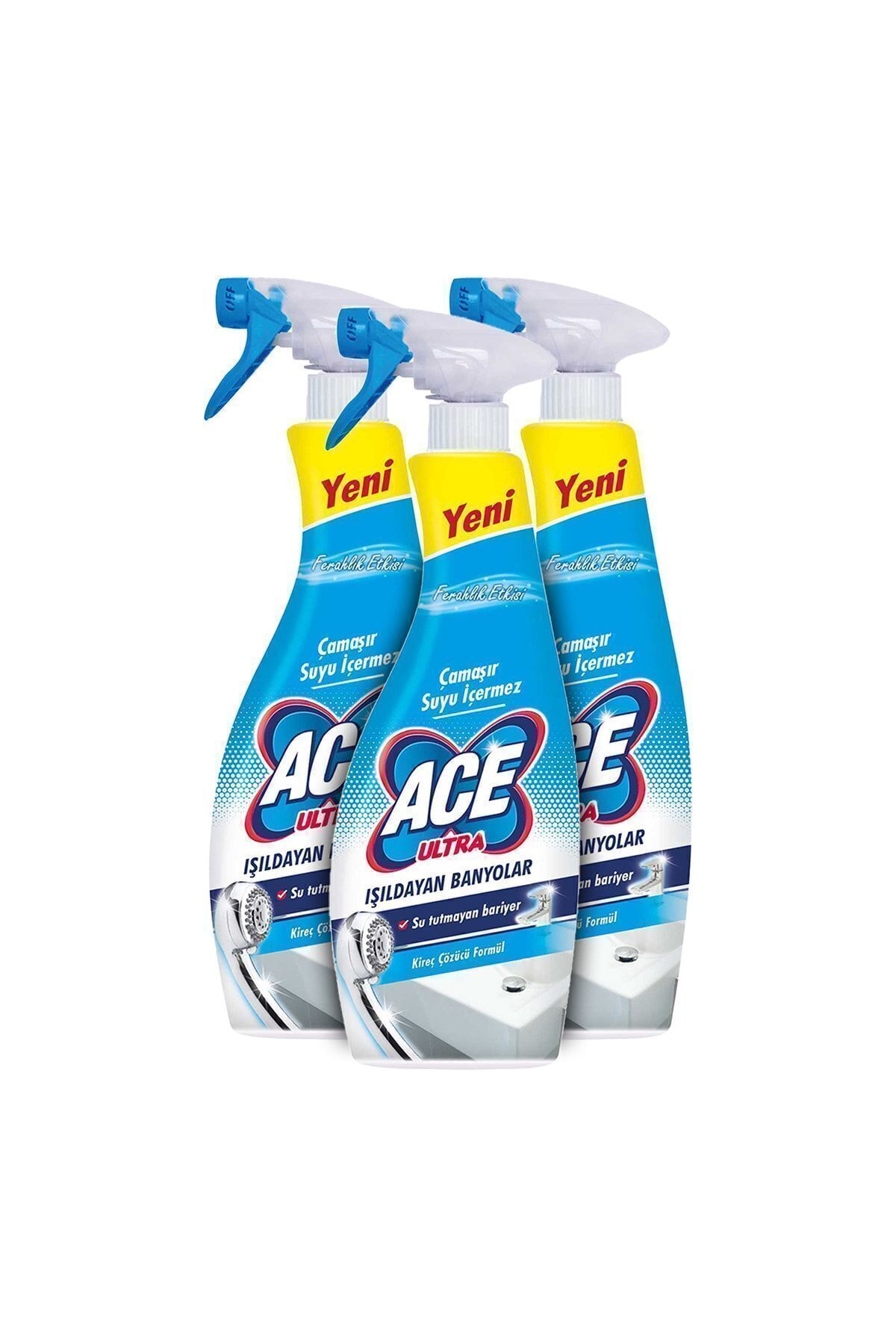 Ace Ultra Köpük Çamaşır Susuz Banyo 700mlx3 Ace Ultra Köpük Çamaşır Susuz Banyo 700mlx3