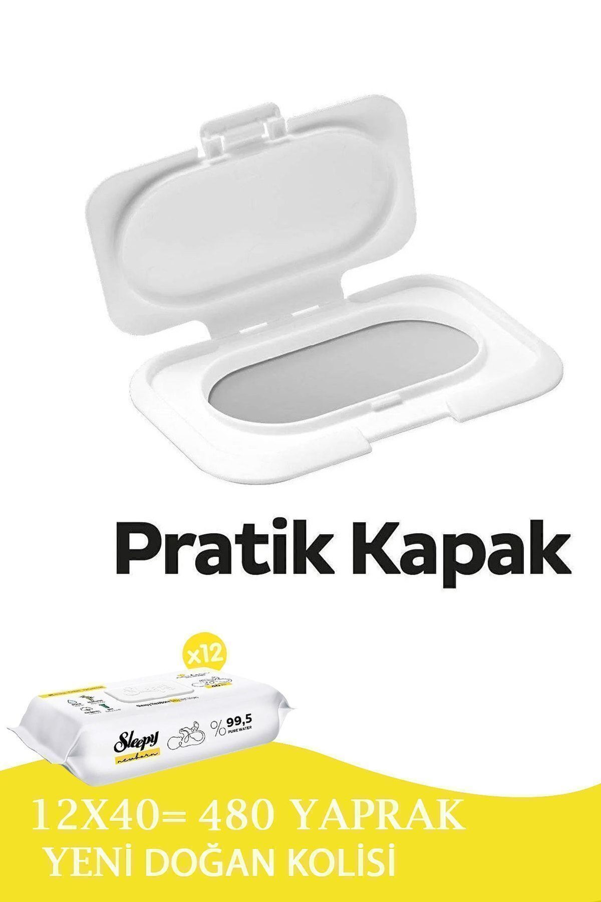 Sleepy Yenidoğan Newborn Islak Mendil 12x40lı (480 YAPRAK) Sleepy Yenidoğan Newborn Islak Mendil 12x40lı (480 YAPRAK)