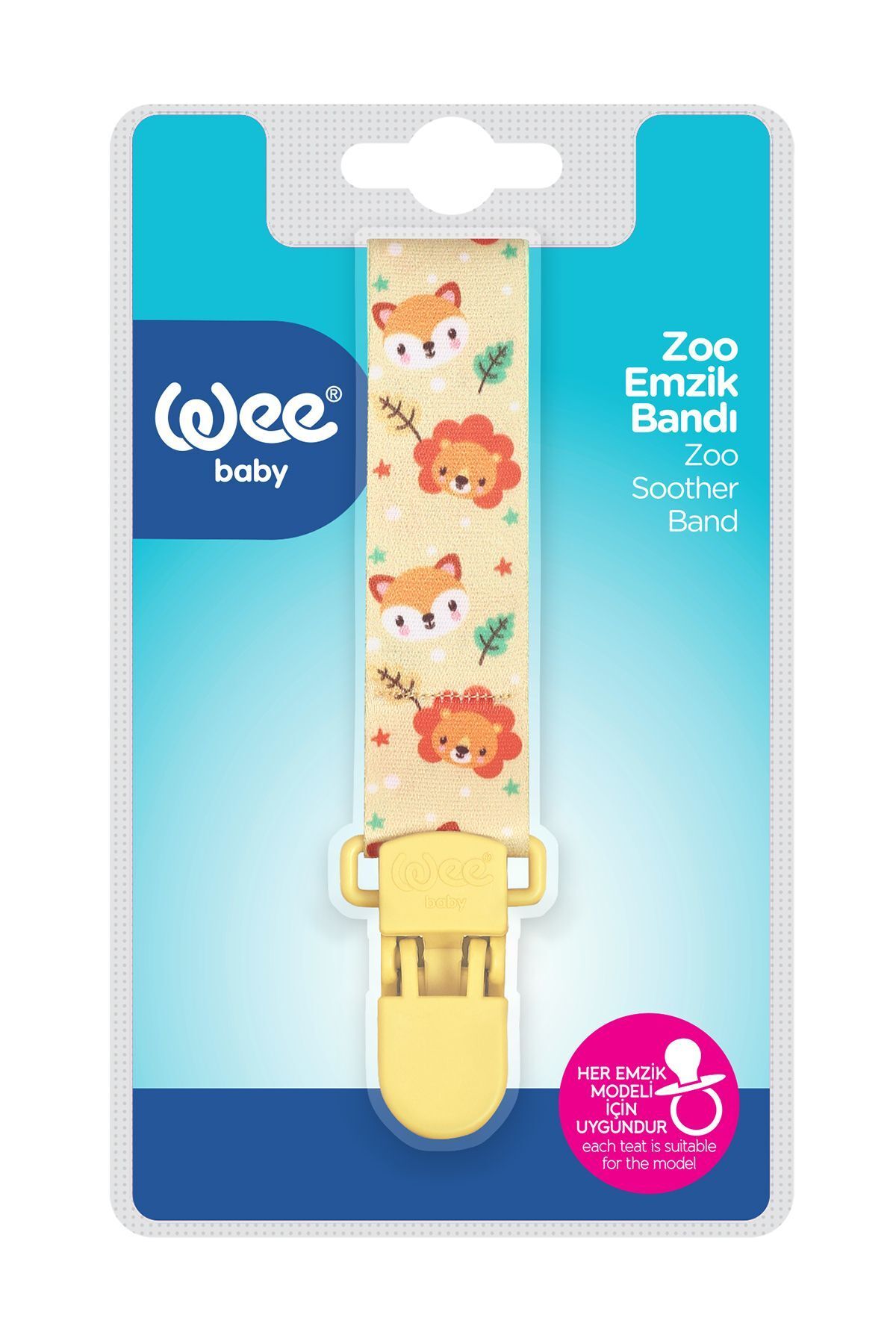 Wee Baby Zoo Emzik Bandı - Sarı Wee Baby Zoo Emzik Bandı - Sarı
